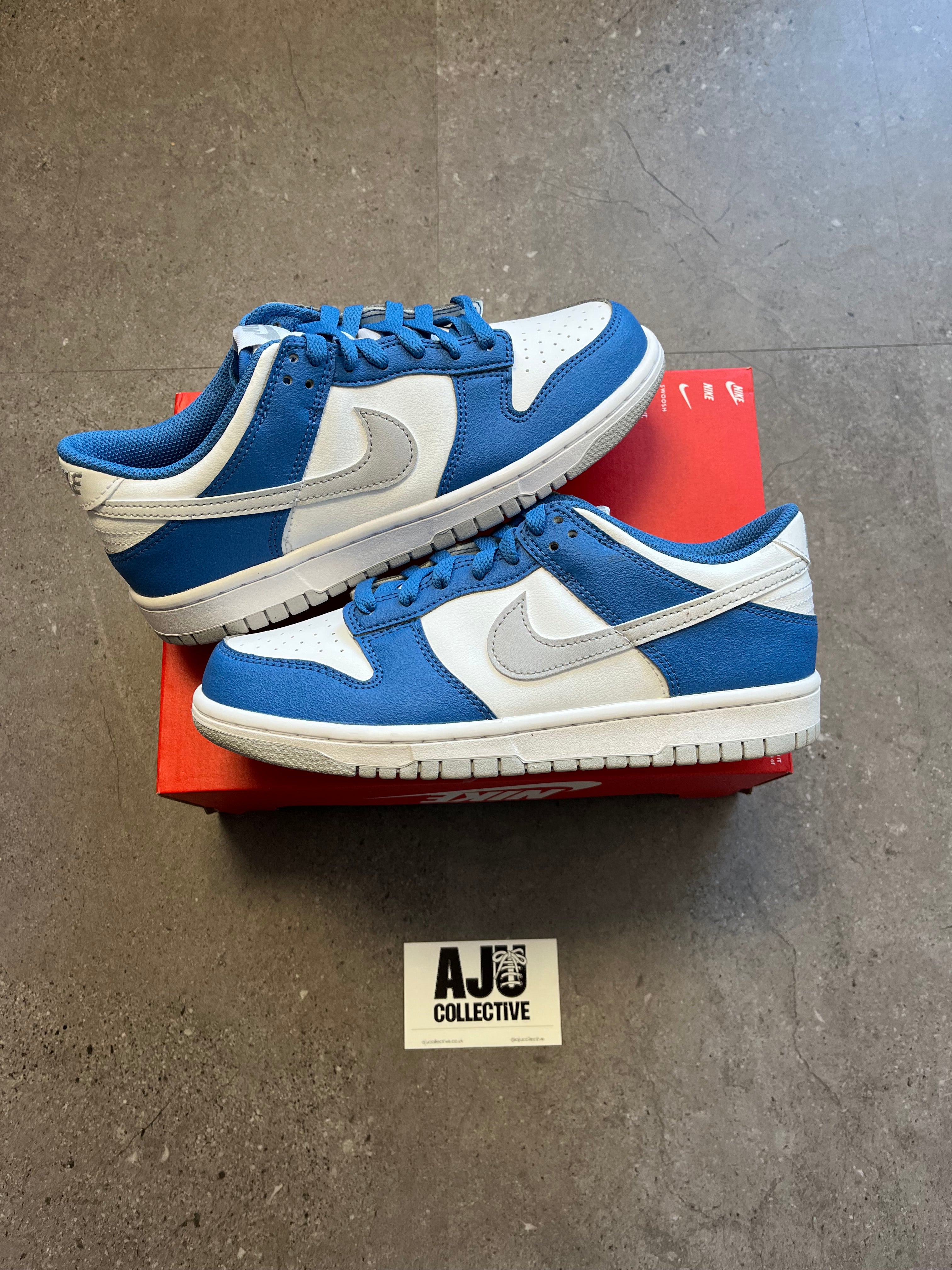 Nike Dunk Low Star Blue Smoke Grey