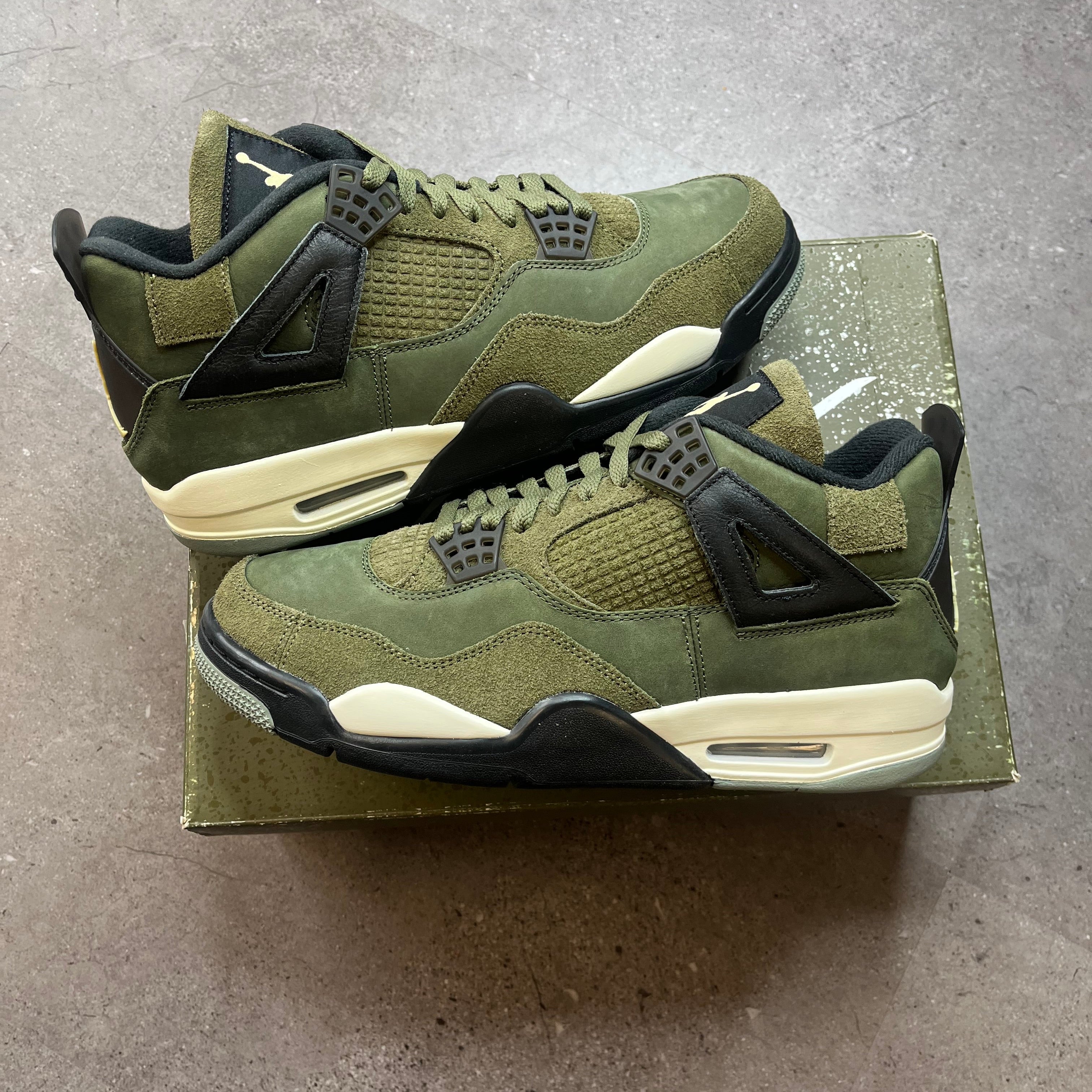 Air Jordan 4 Craft Olive