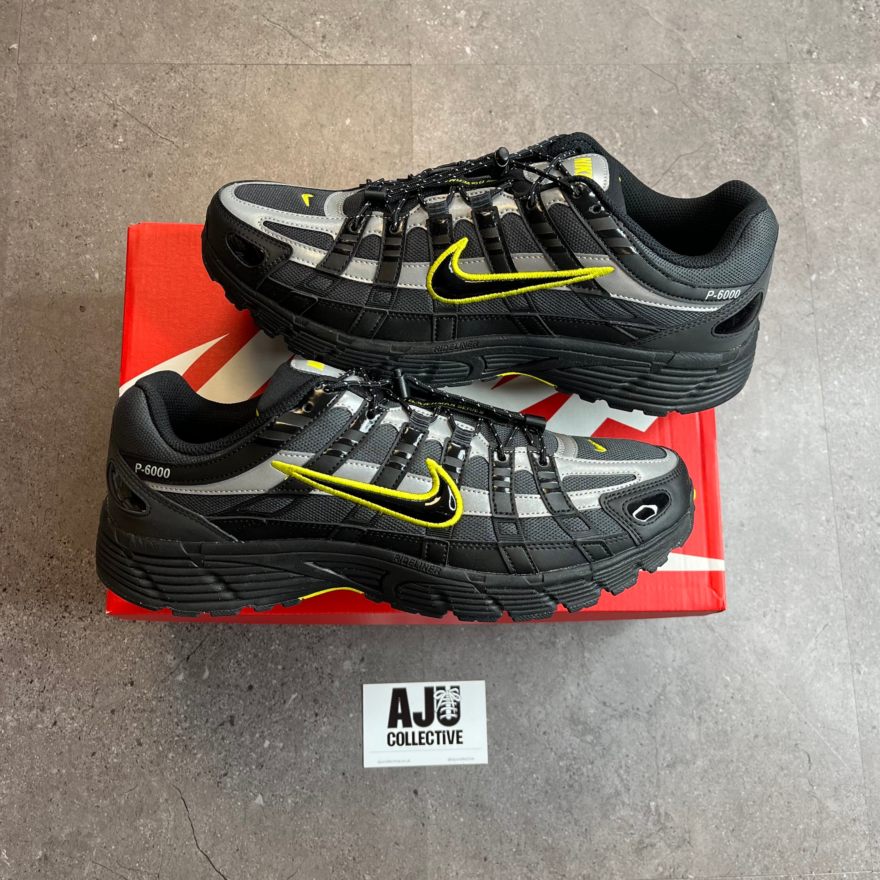 Nike P-6000 Black Opti Yellow