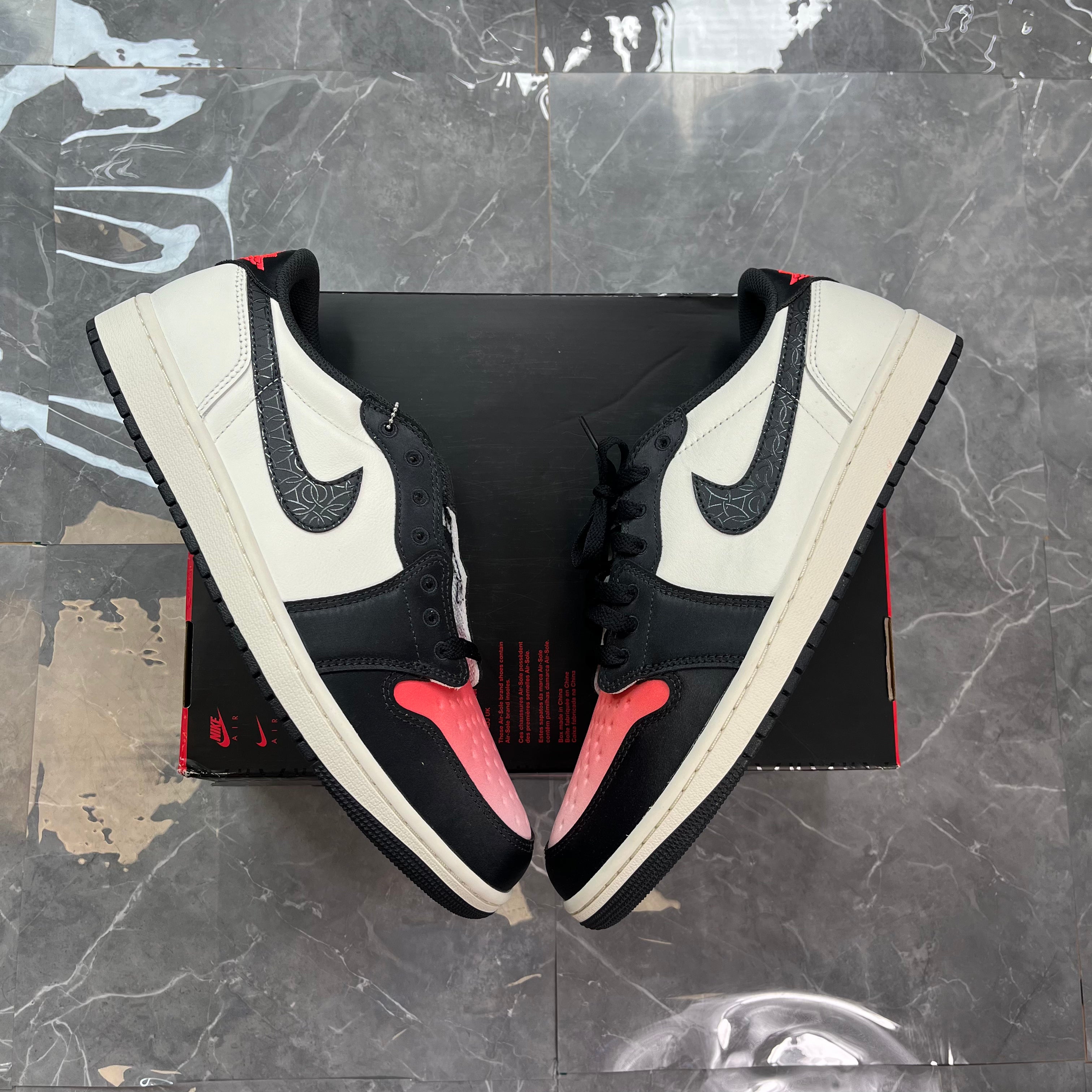 Nike Paris Saint-Germain x Air Jordan 1 Retro Low OG 'Sail Pink Oxford'