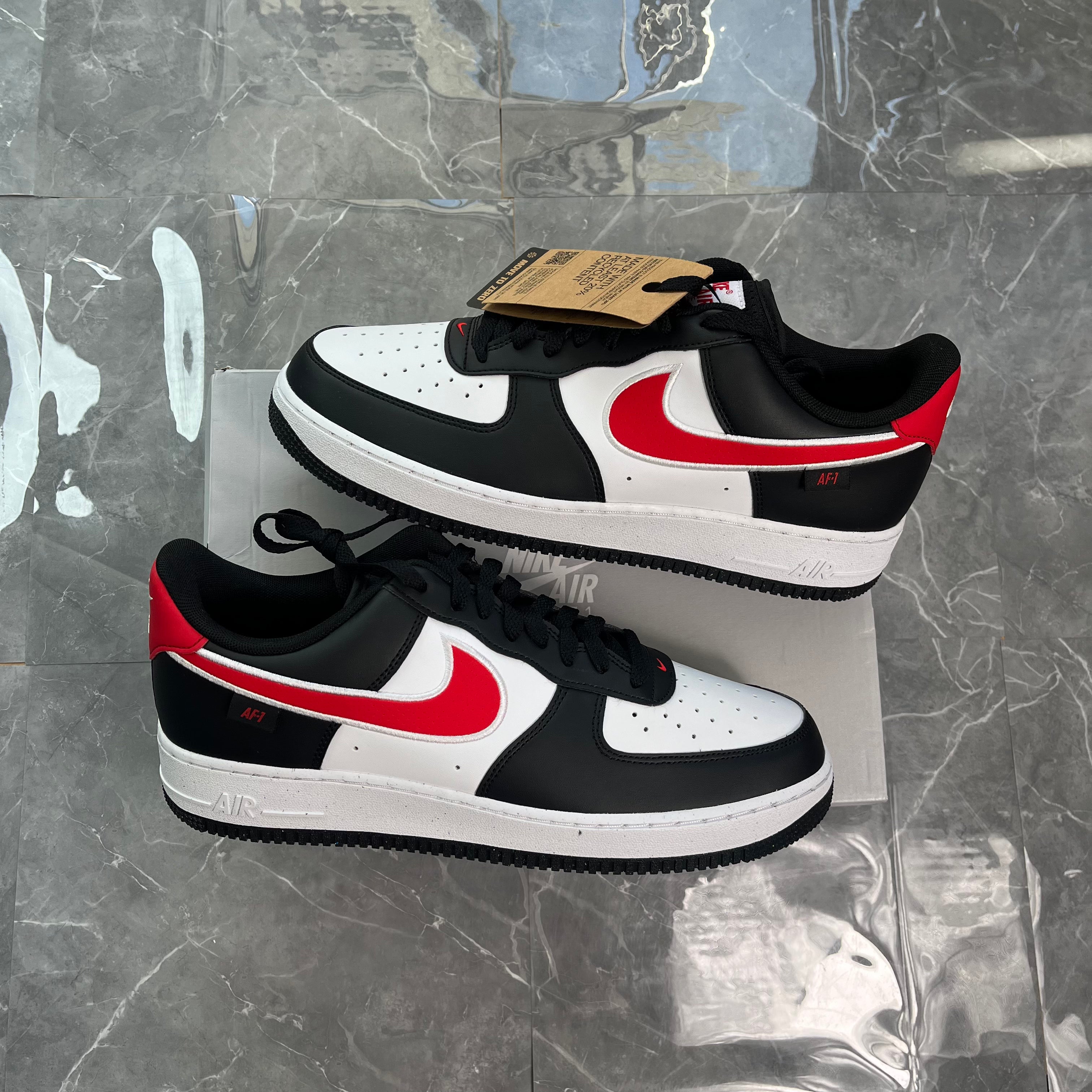 Nike Air Force 1 Low '07 Next Nature 'Black White University Red'