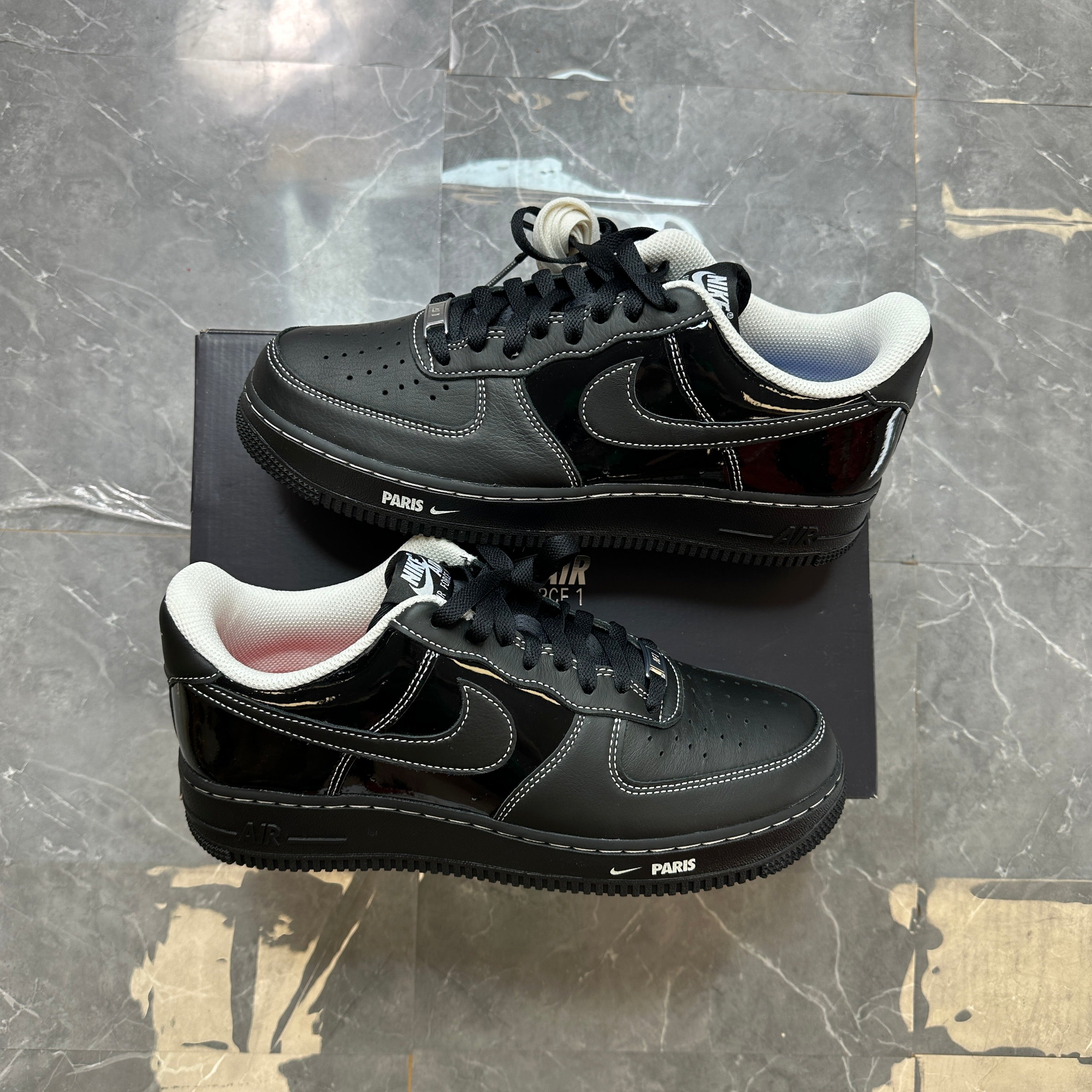 Nike Air Force 1 '07 Black Phantom Game Royal