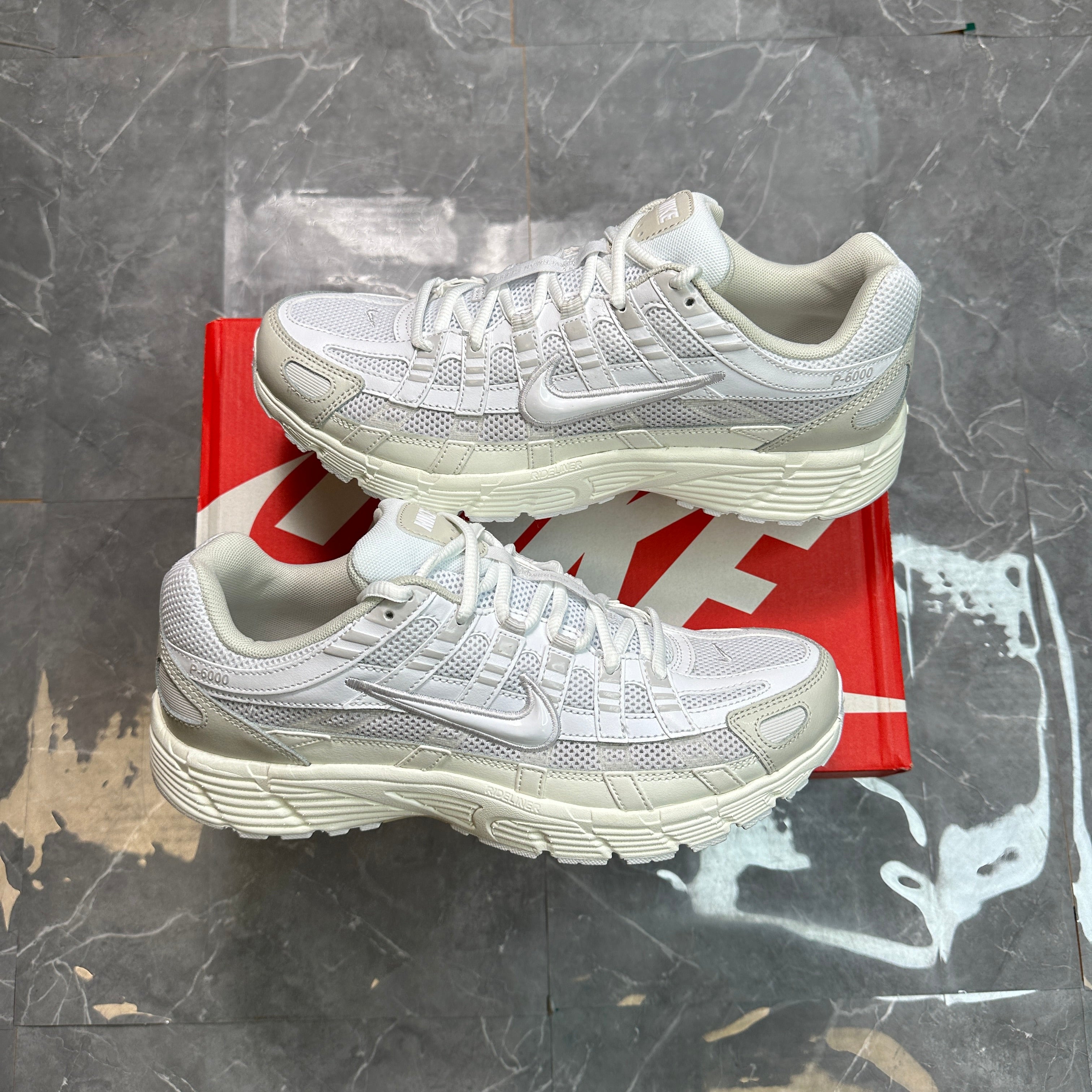 Nike P-6000 White Sail Vast Grey