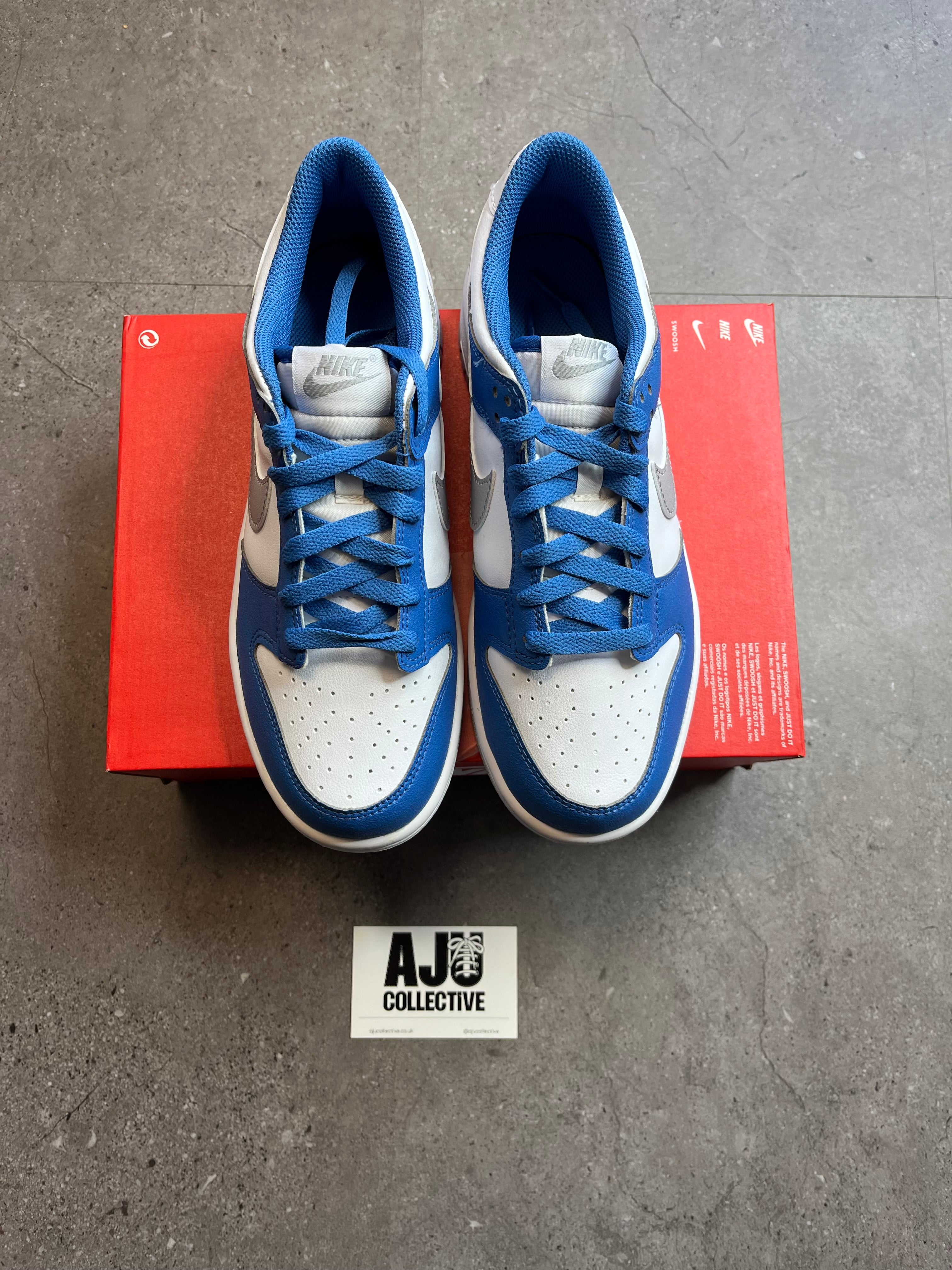 Nike Dunk Low Star Blue Smoke Grey