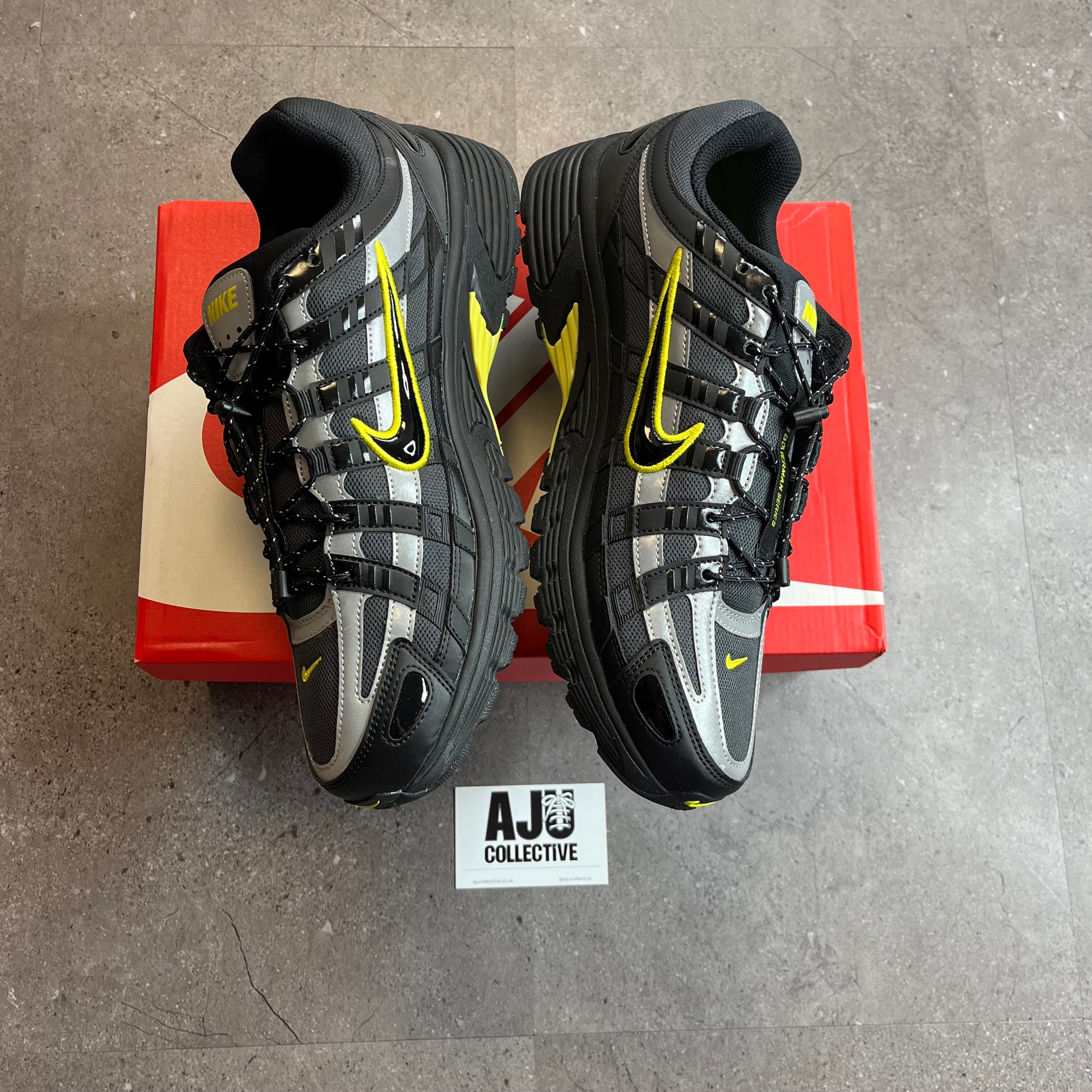 Nike P-6000 Black Opti Yellow