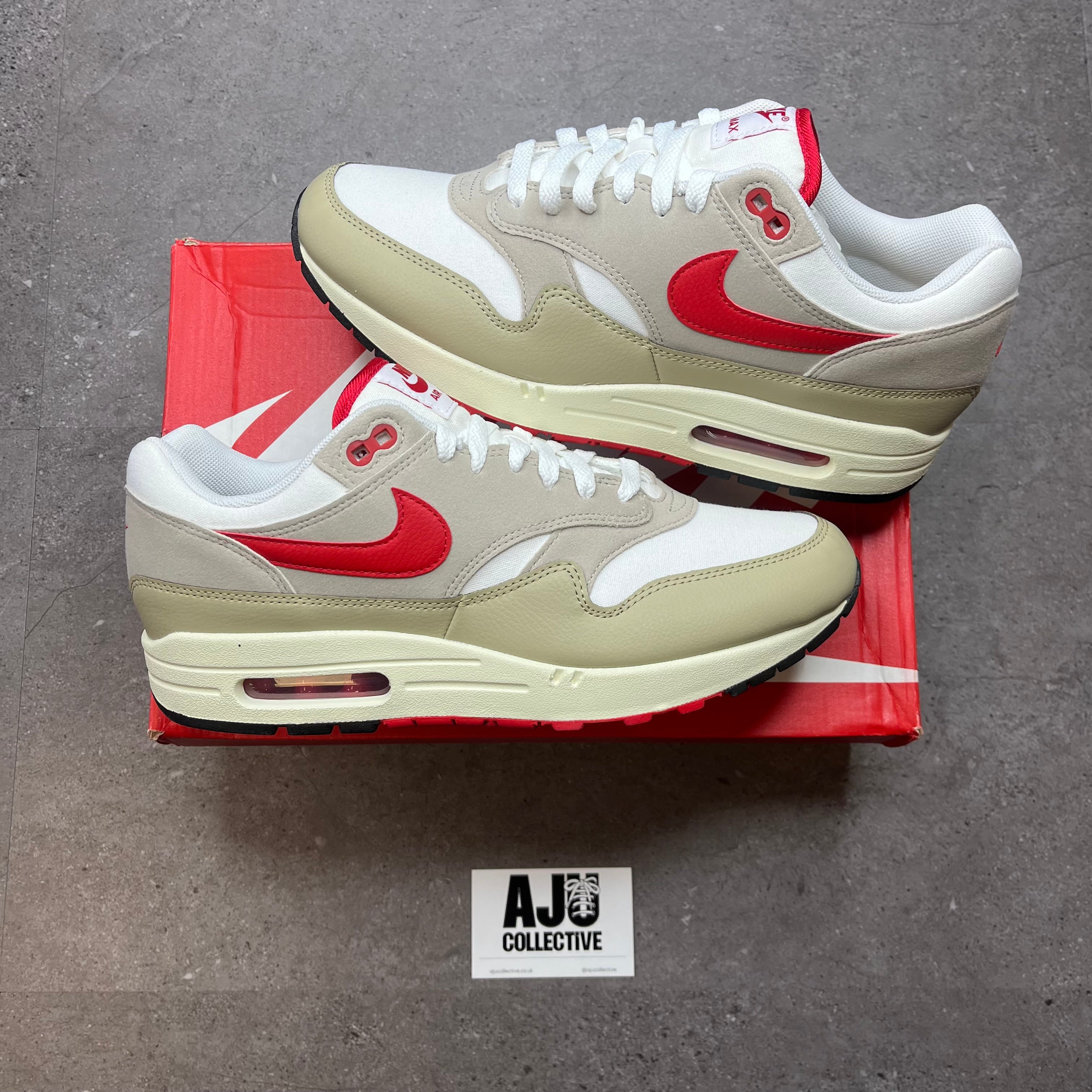 Nike Air Max 1 University Red Cream