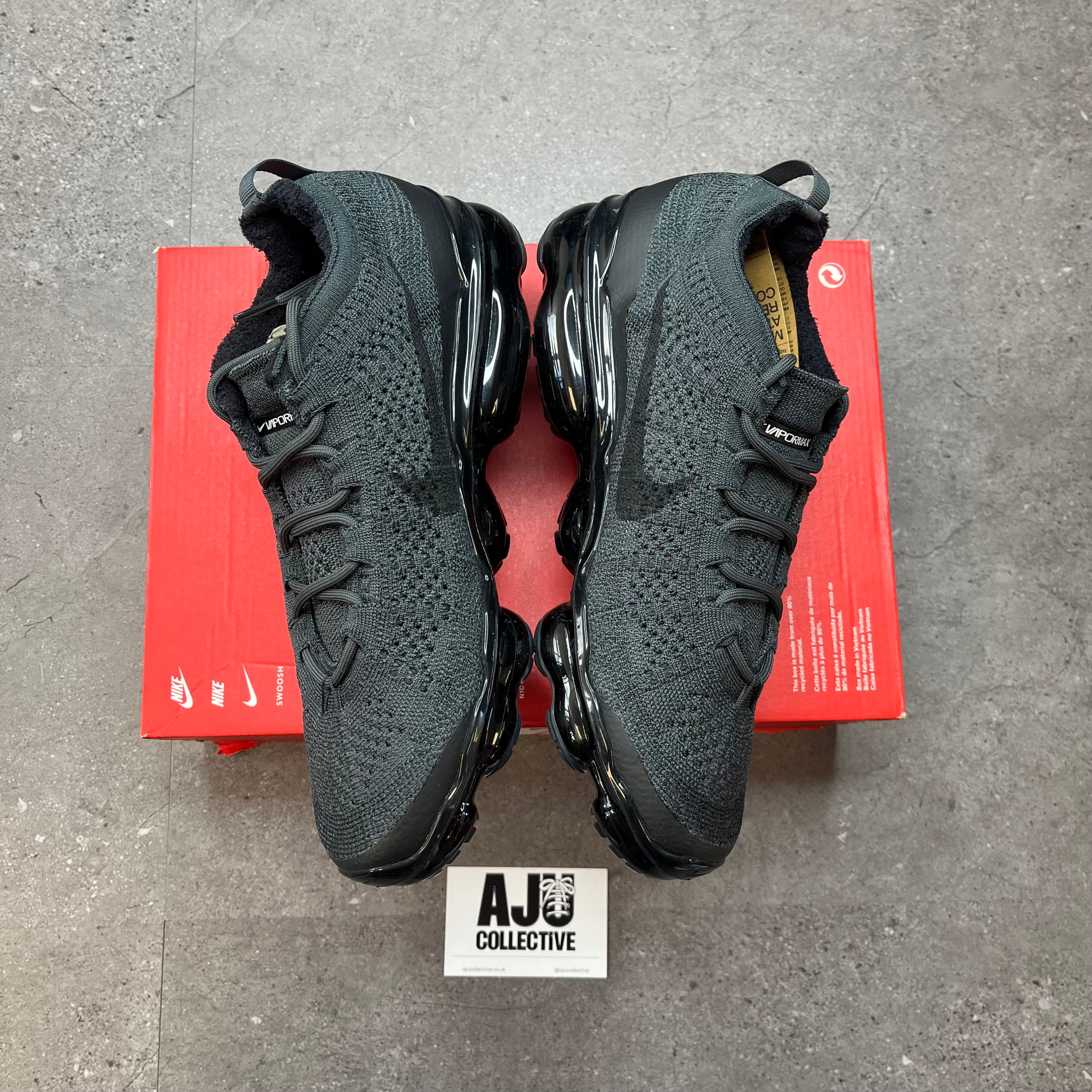 Nike Vapormax Flyknit Black Grey