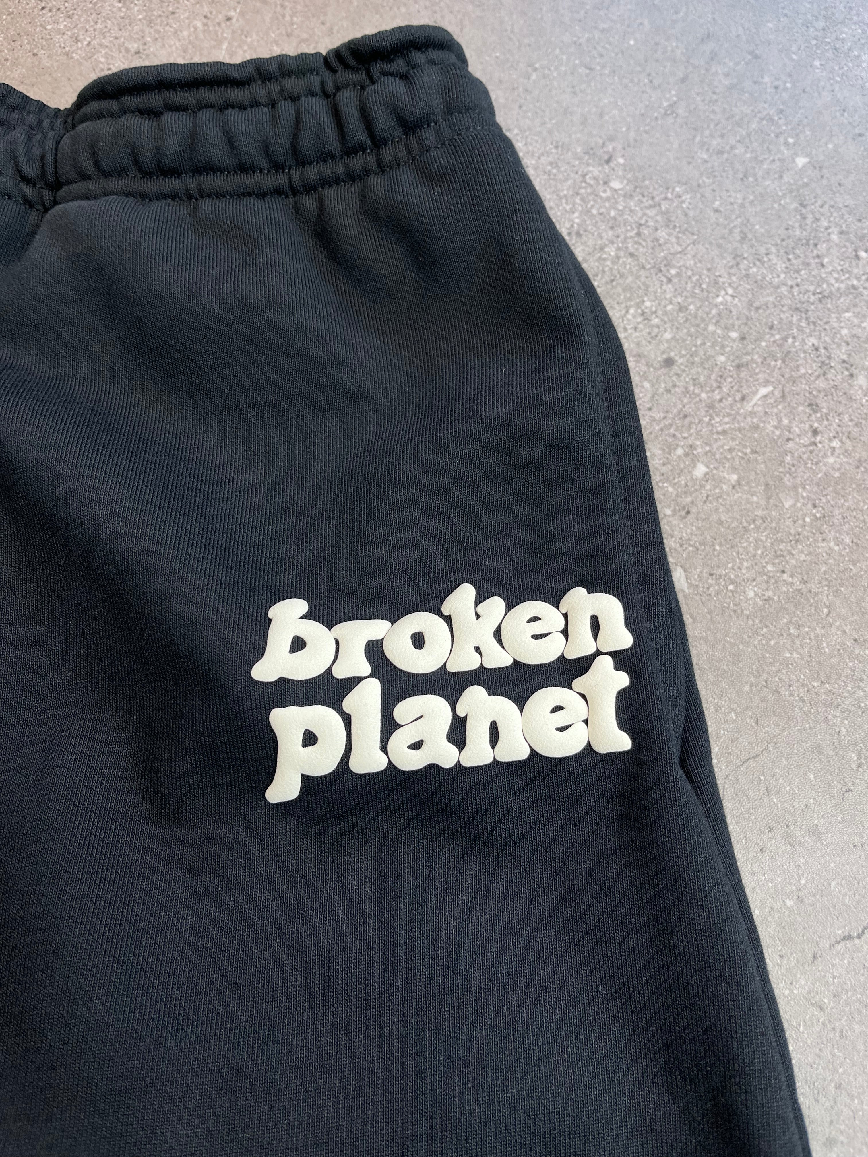 Broken Planet Uncuffed Joggers Black