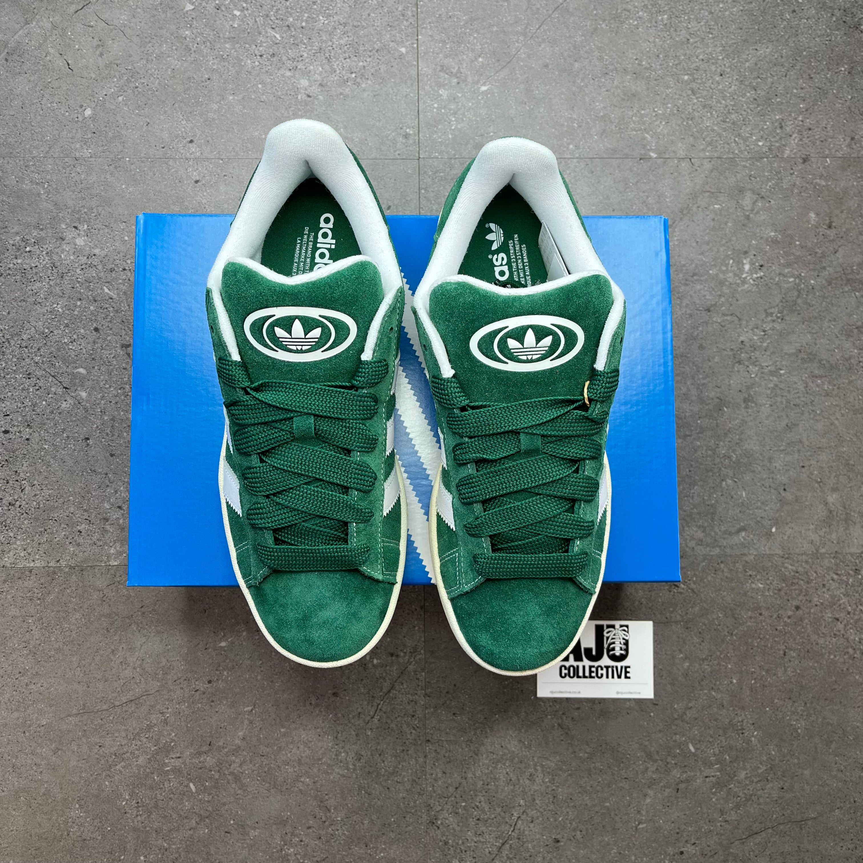 Adidas Campus Dark Green White