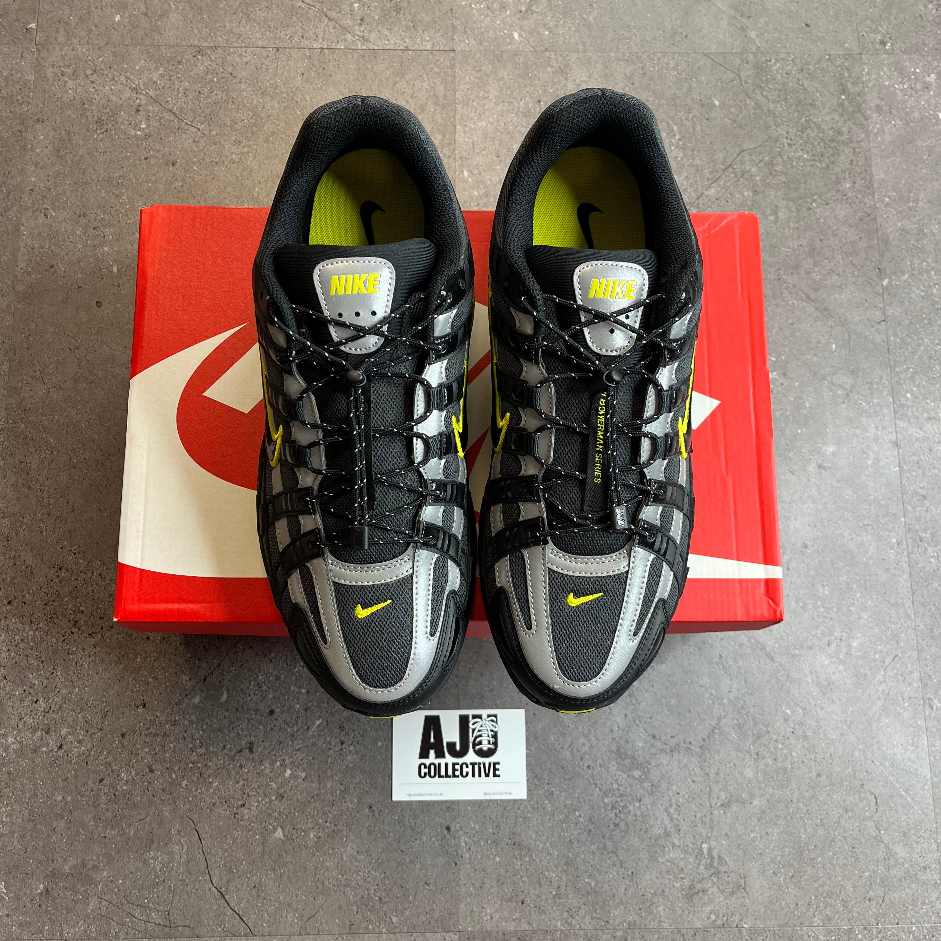 Nike P-6000 Black Opti Yellow