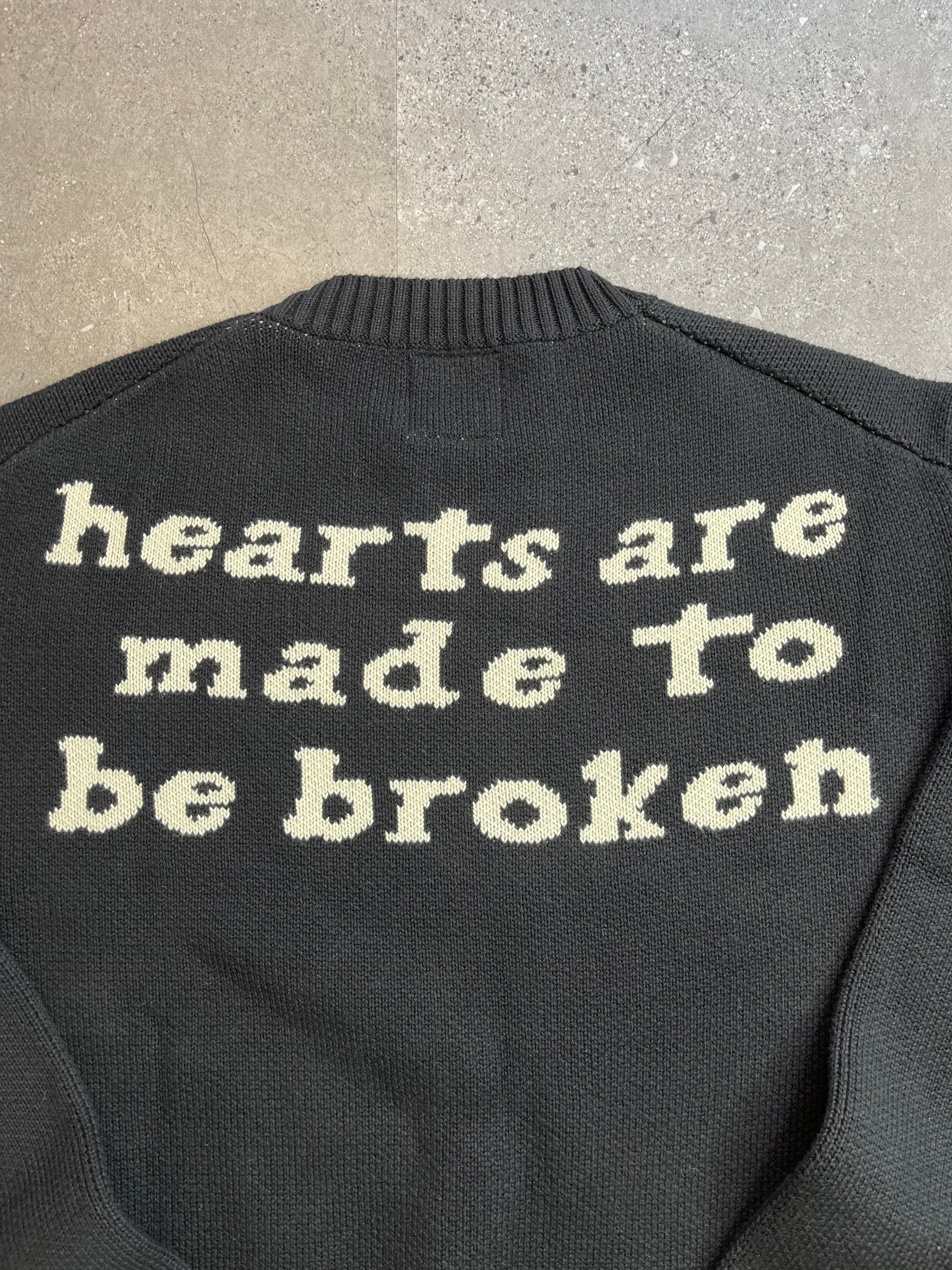 Broken Planet Knitted Sweater Black