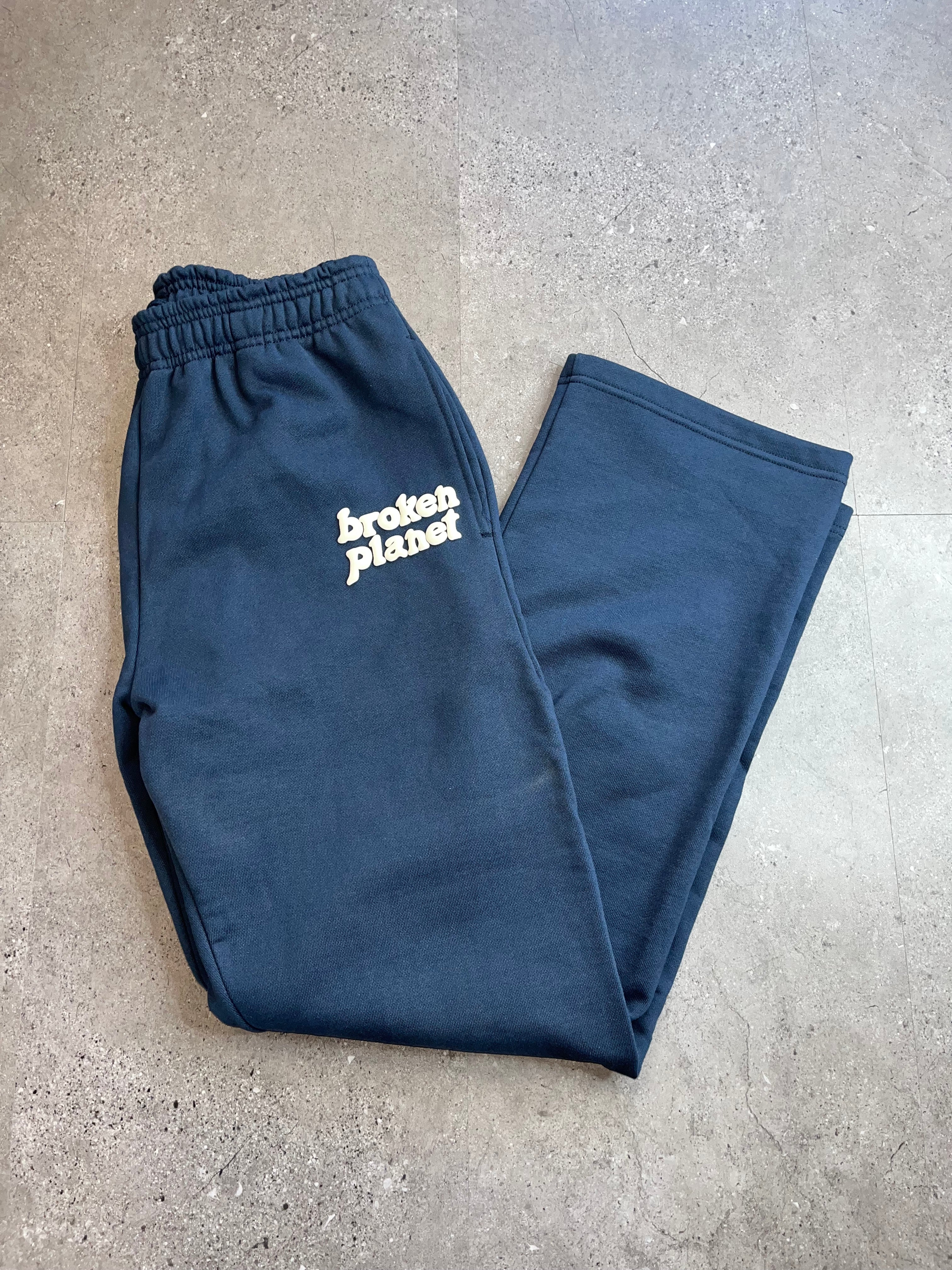 Broken Planet Uncuffed Joggers Navy