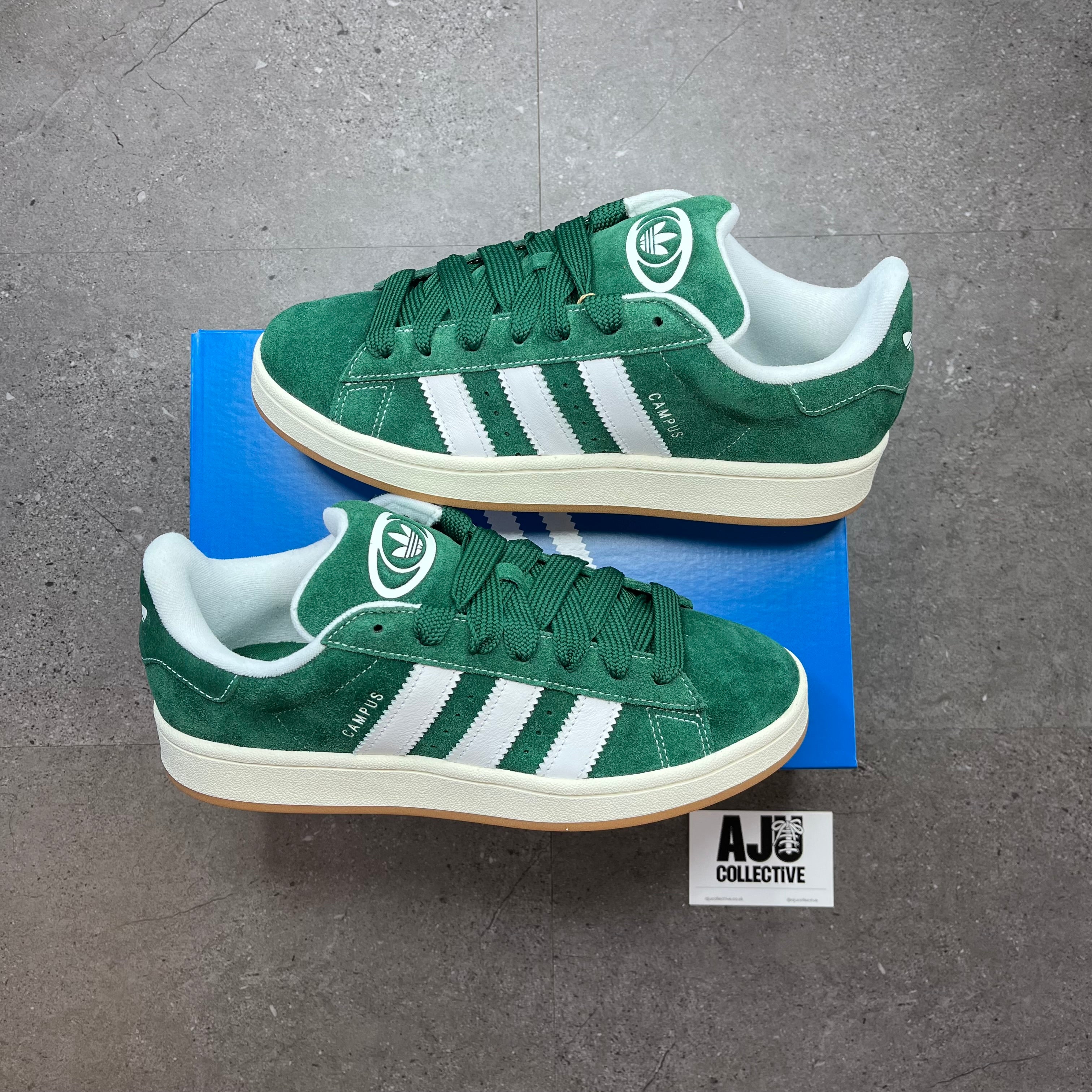 Adidas Campus Dark Green White