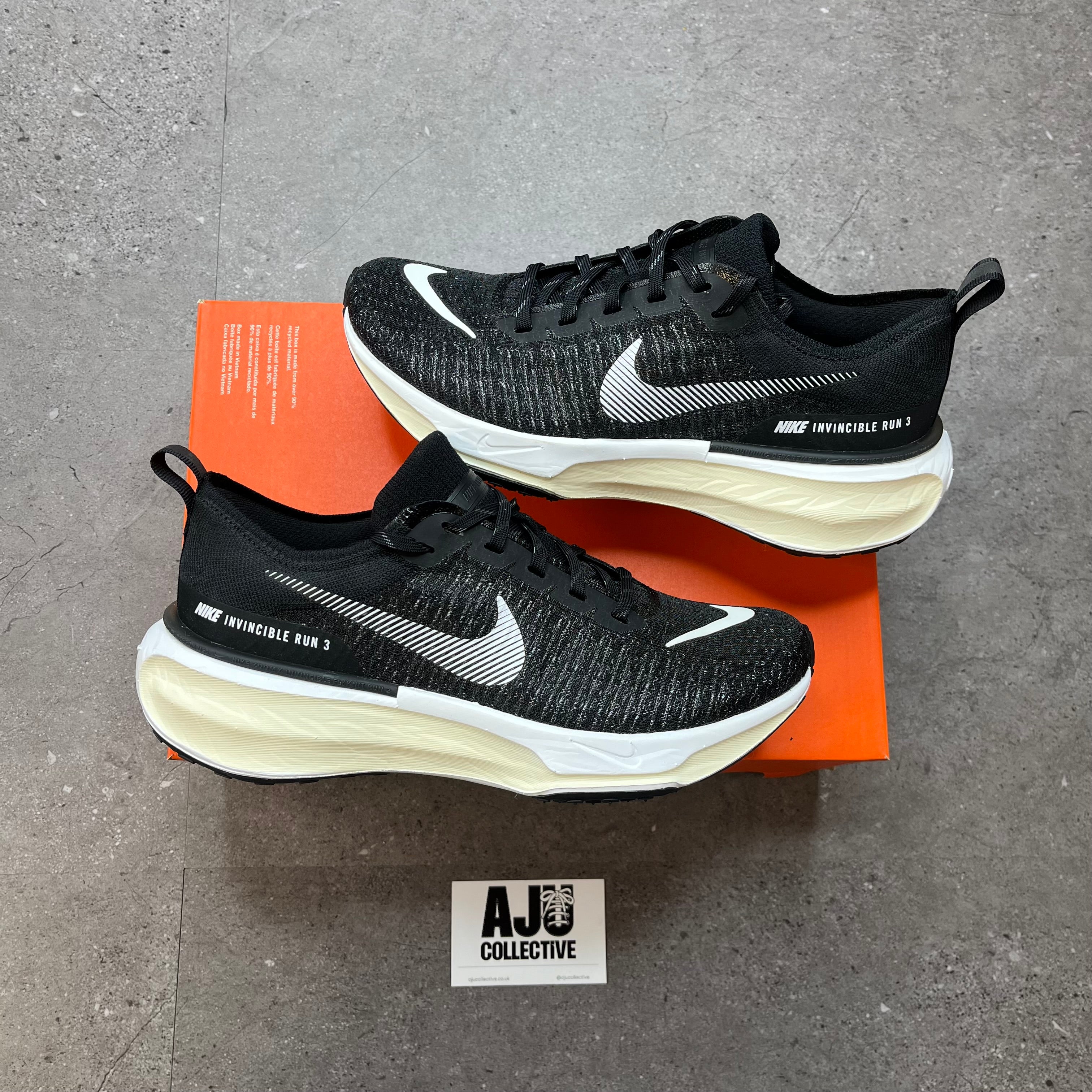 Nike ZoomX Invincible Run Flyknit 3 Black White