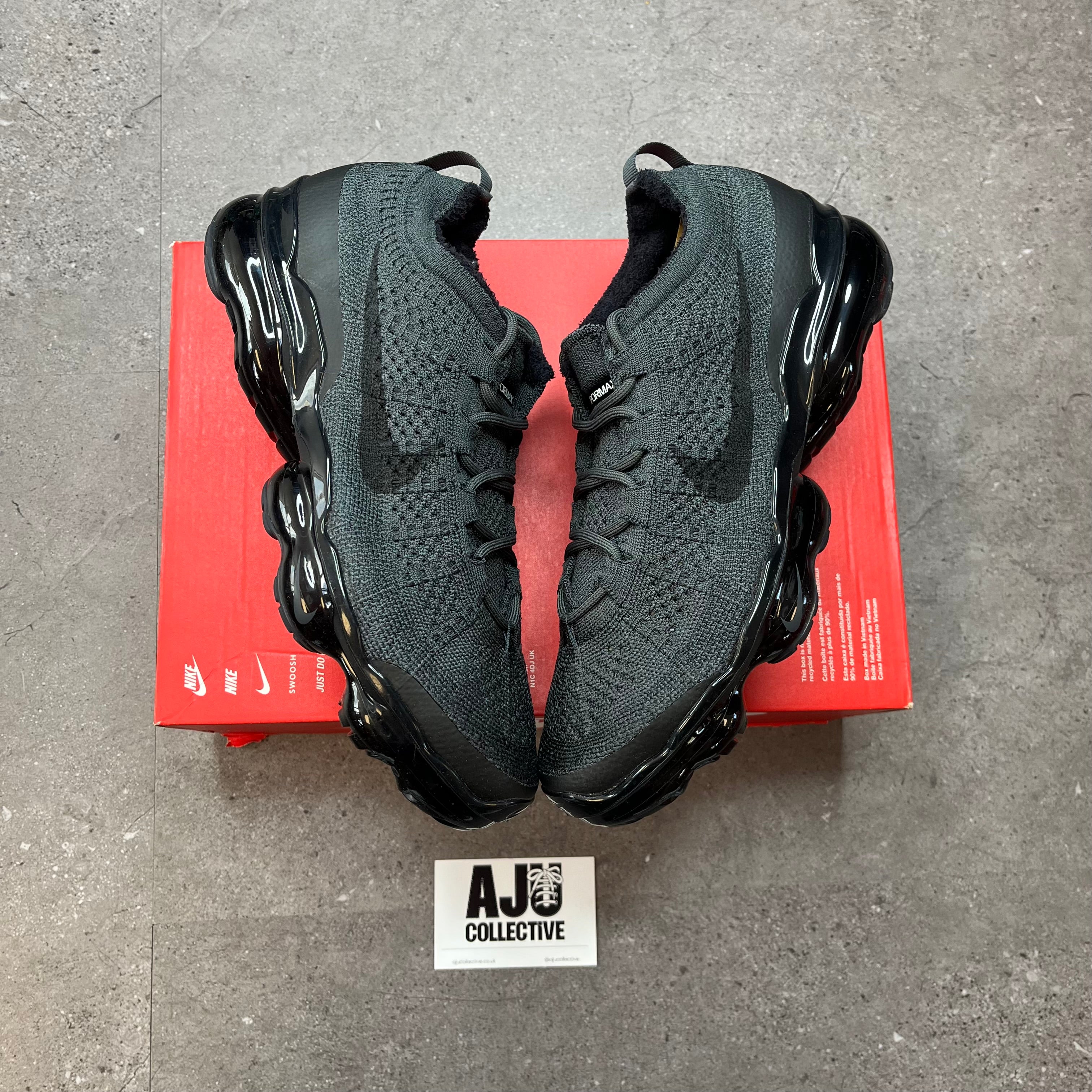 Nike Vapormax Flyknit Black Grey