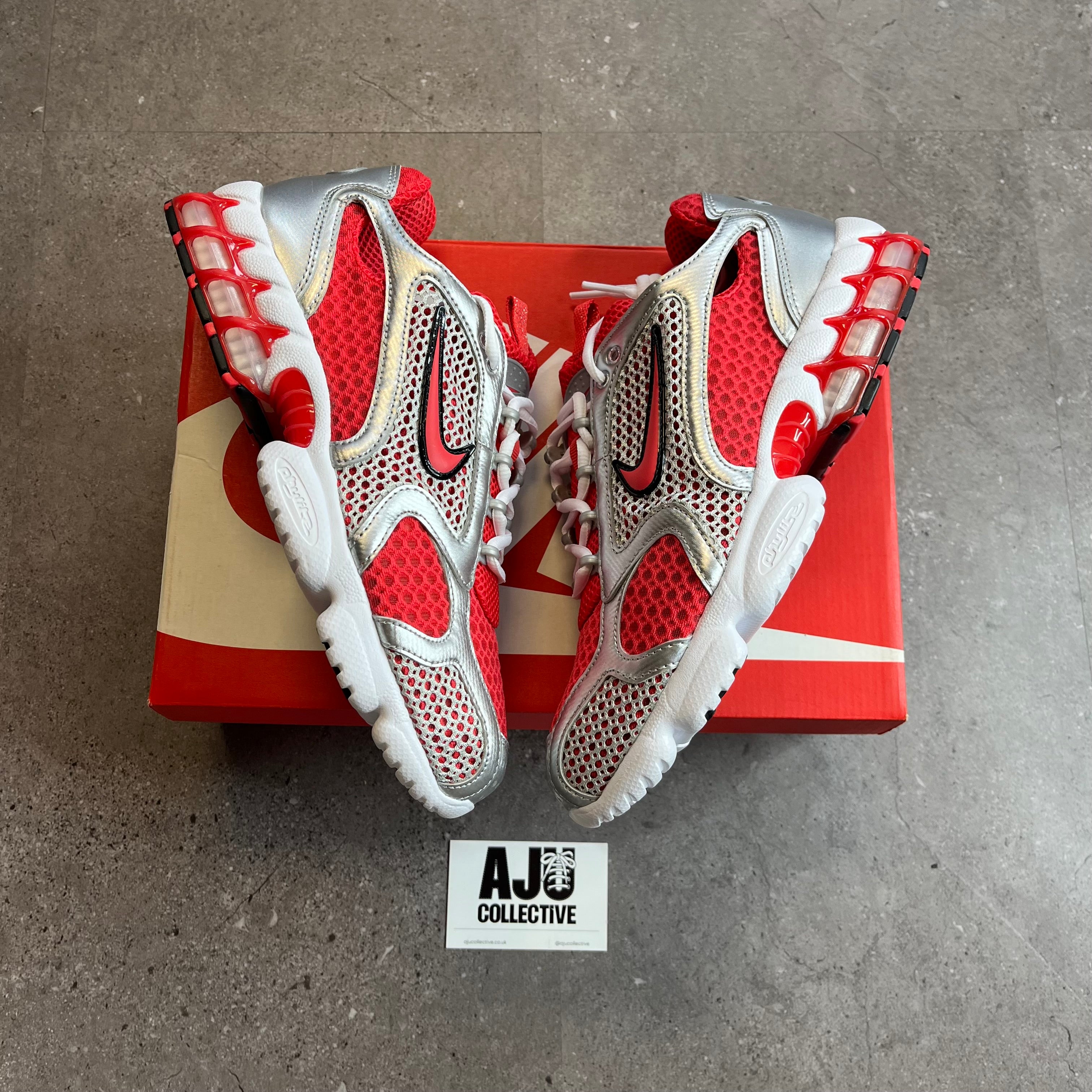 Nike Spiridon Cage 2 Track Red Silver White