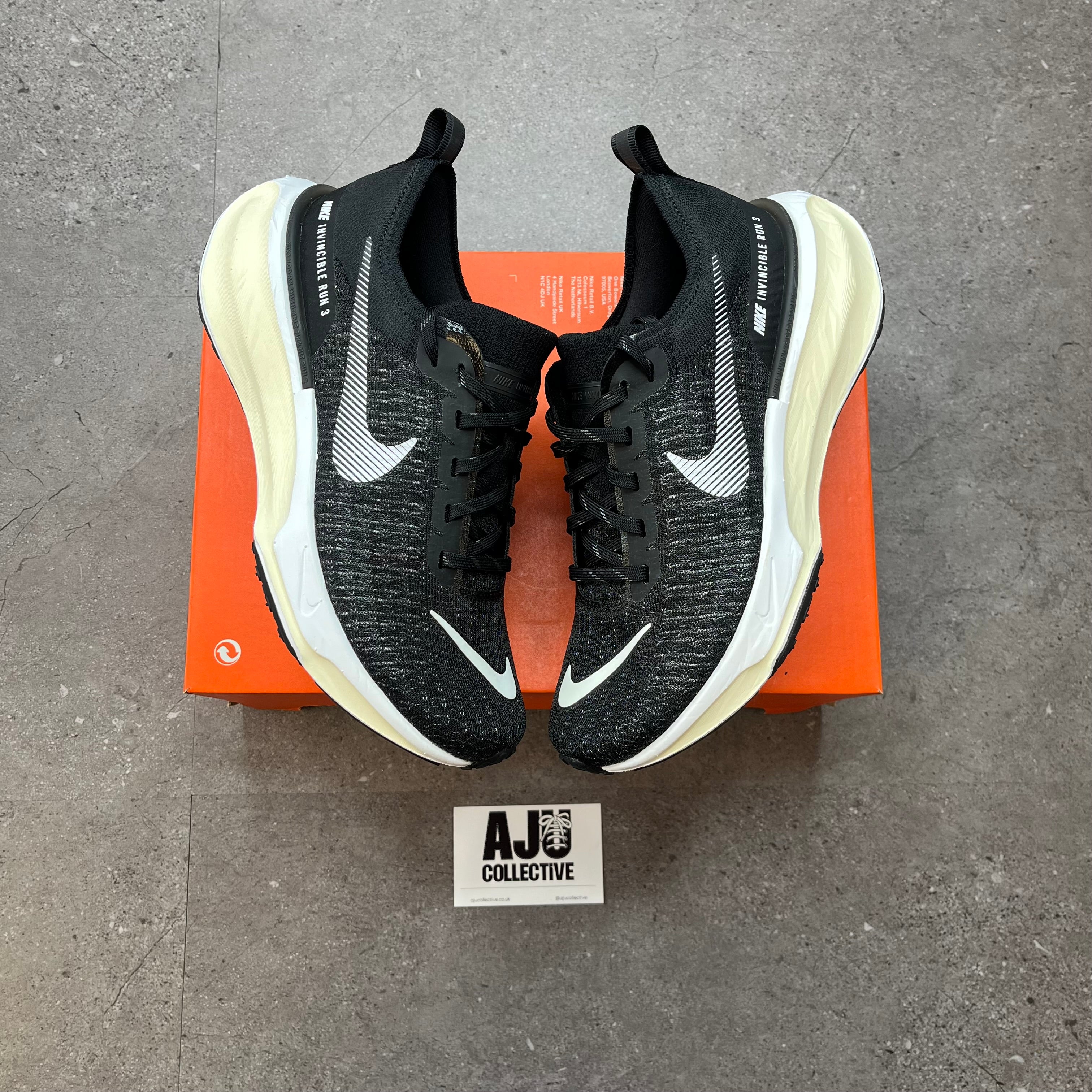 Nike ZoomX Invincible Run Flyknit 3 Black White
