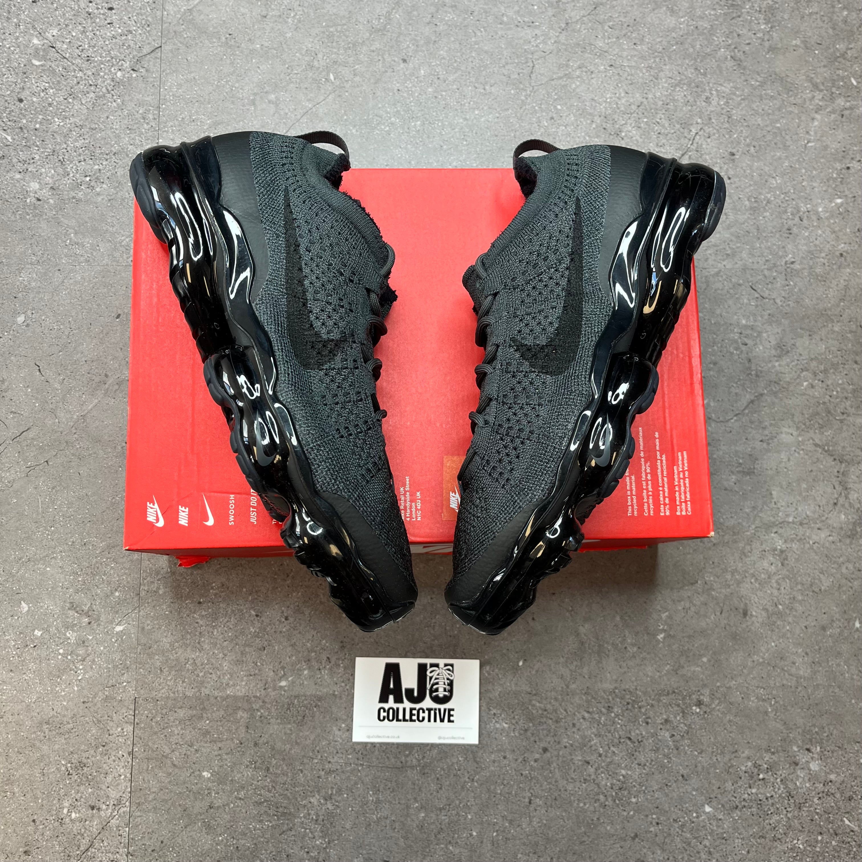 Nike Vapormax Flyknit Black Grey