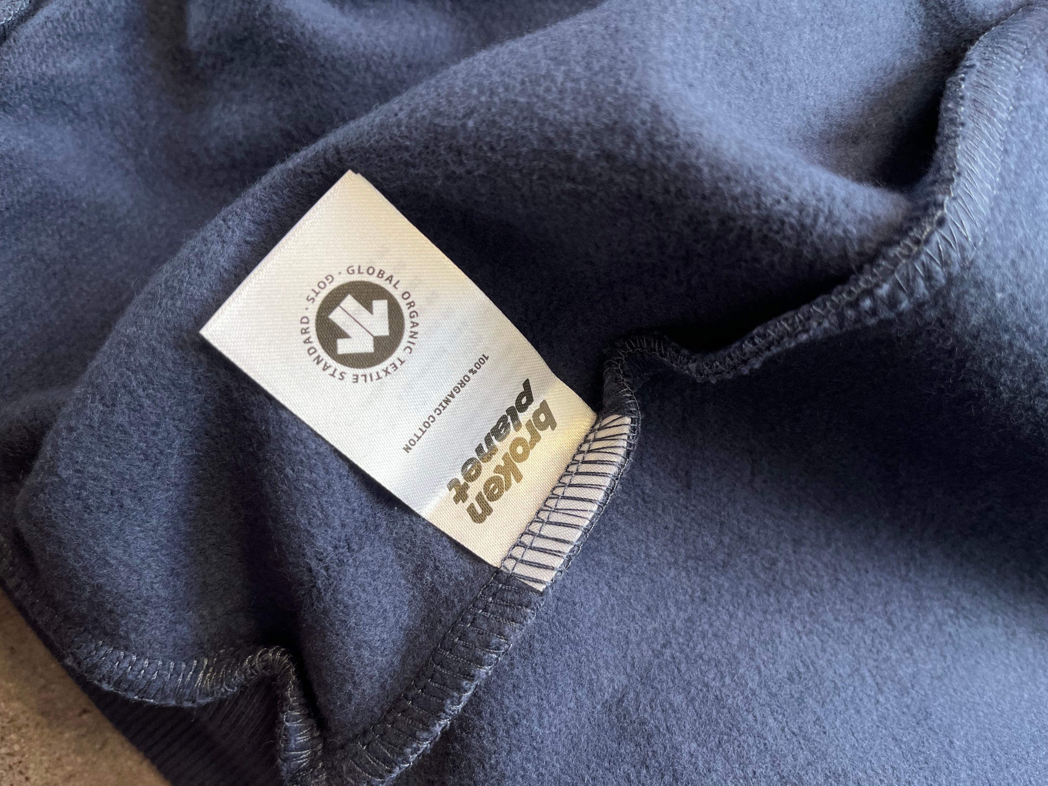 Broken Planet Zip-up Hoodie Deep Navy