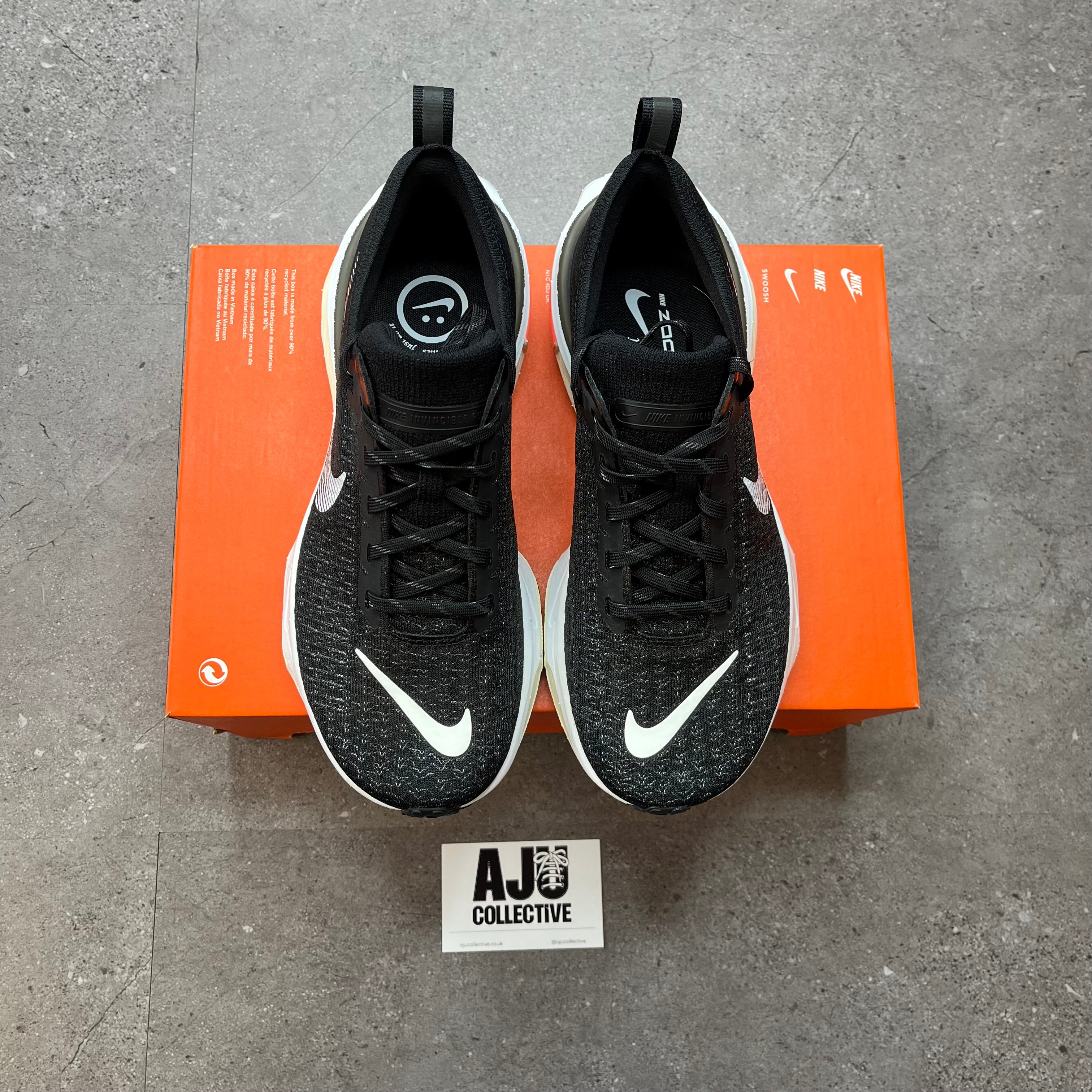 Nike ZoomX Invincible Run Flyknit 3 Black White