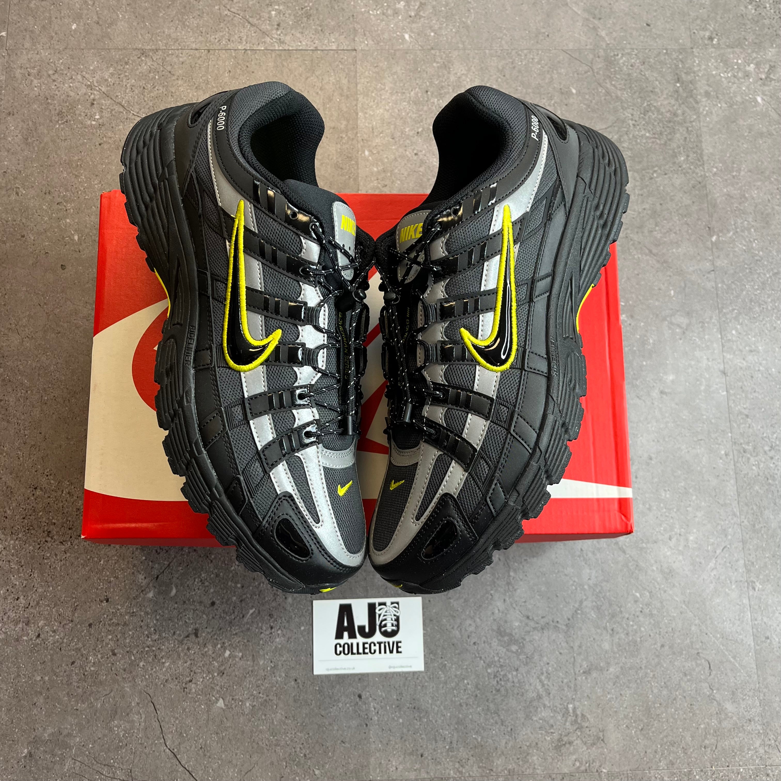 Nike P-6000 Black Opti Yellow