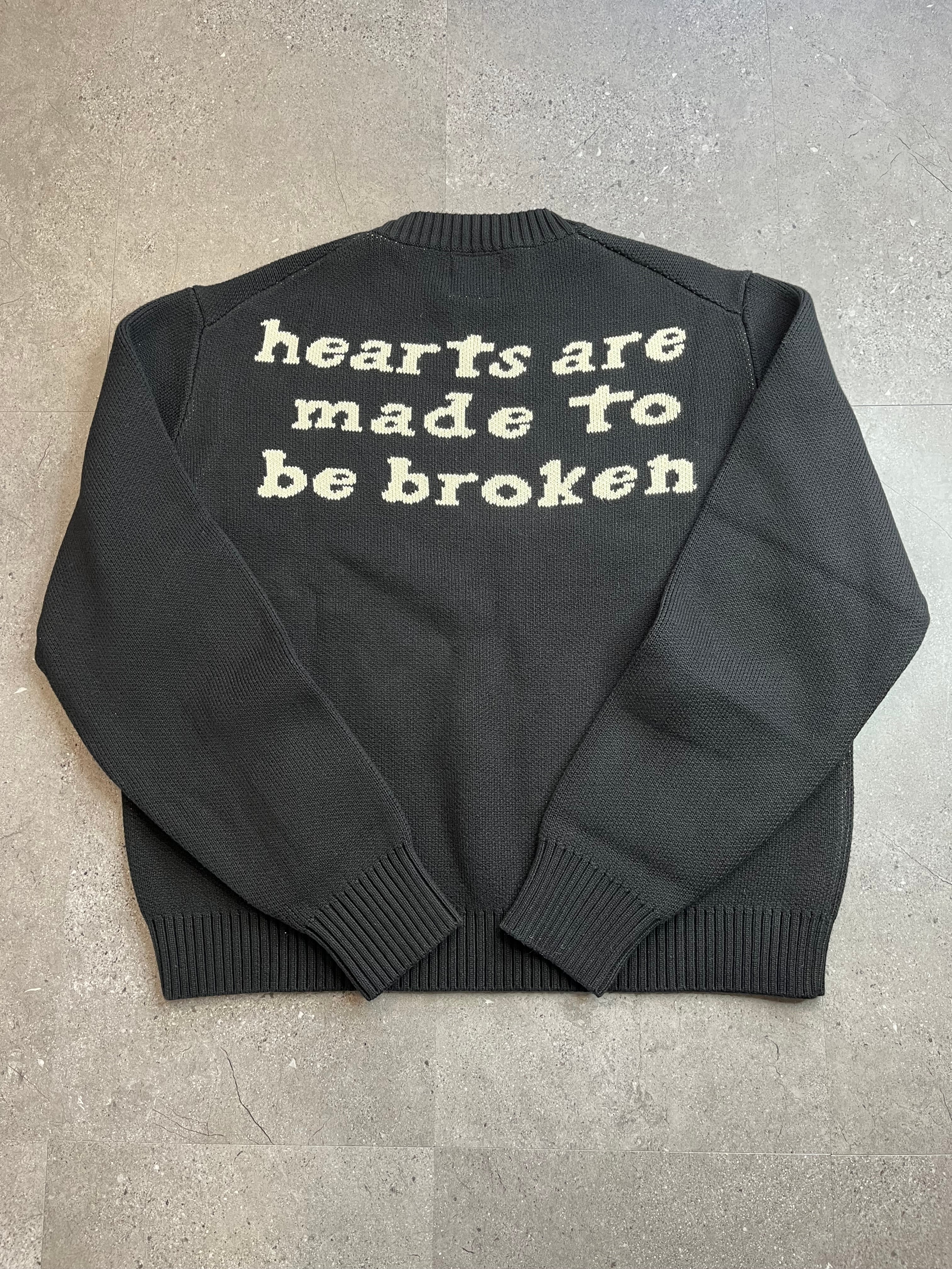 Broken Planet Knitted Sweater Black