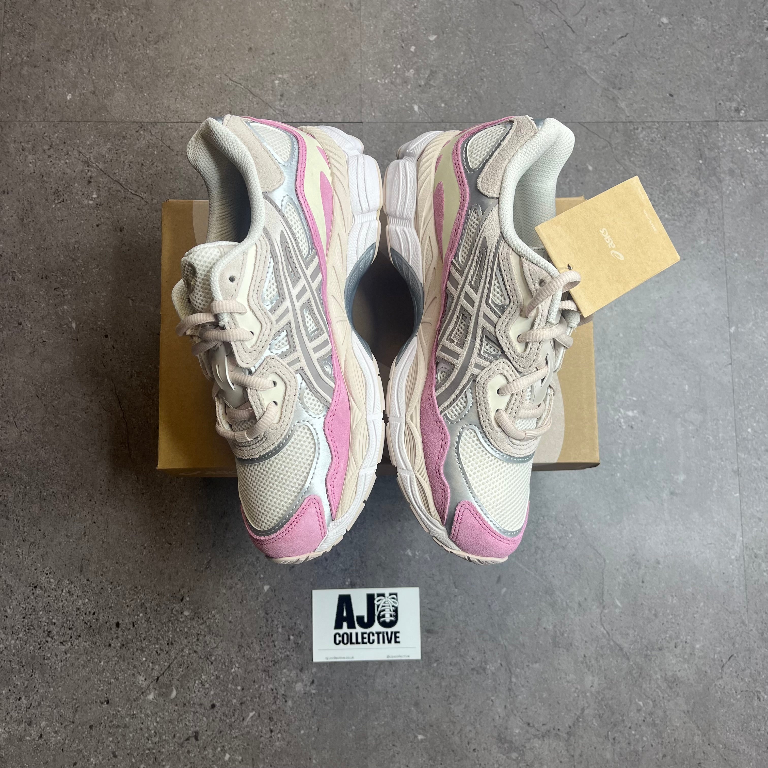 ASICS Gel-NYC Cream Cloud Grey Pink