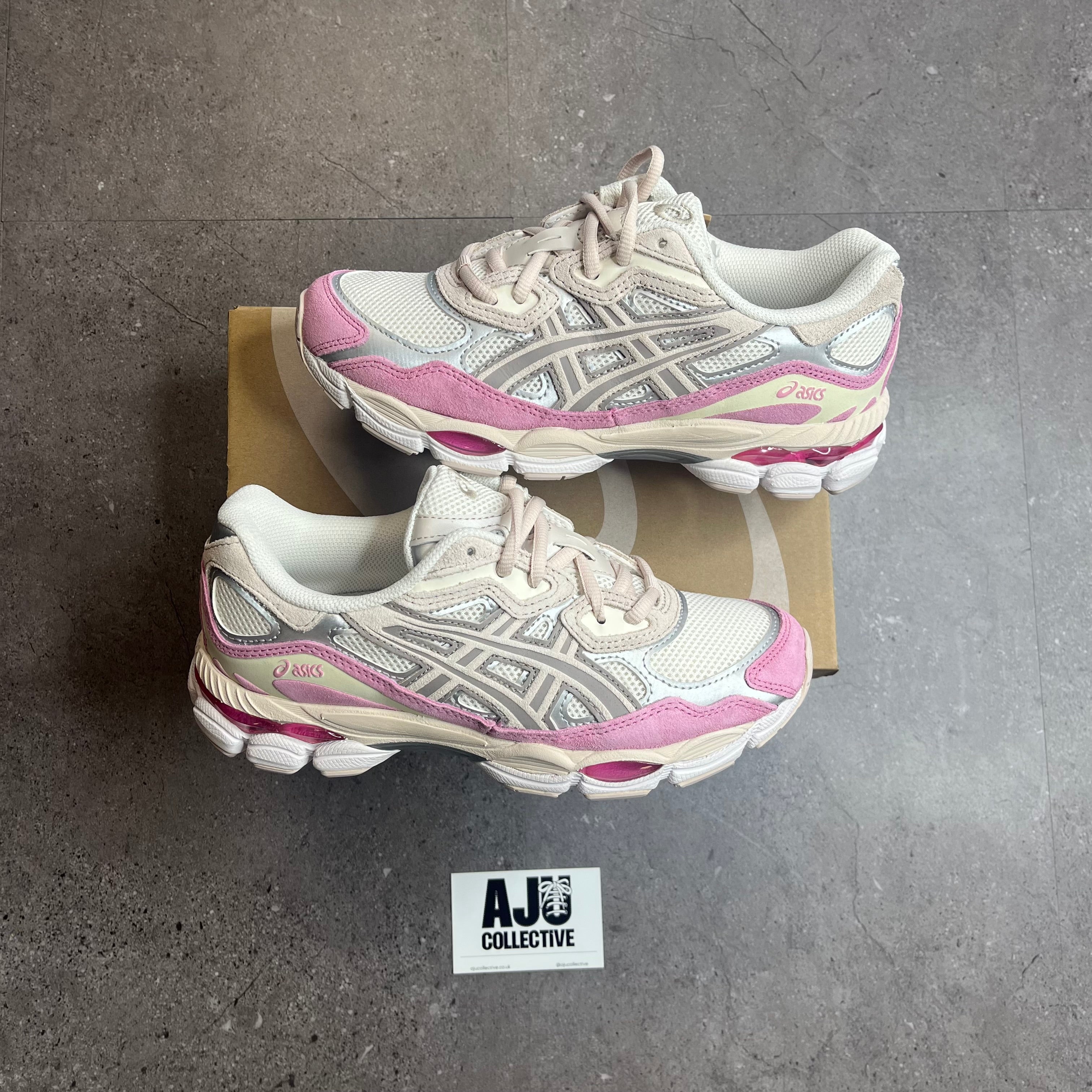 ASICS Gel-NYC Cream Cloud Grey Pink