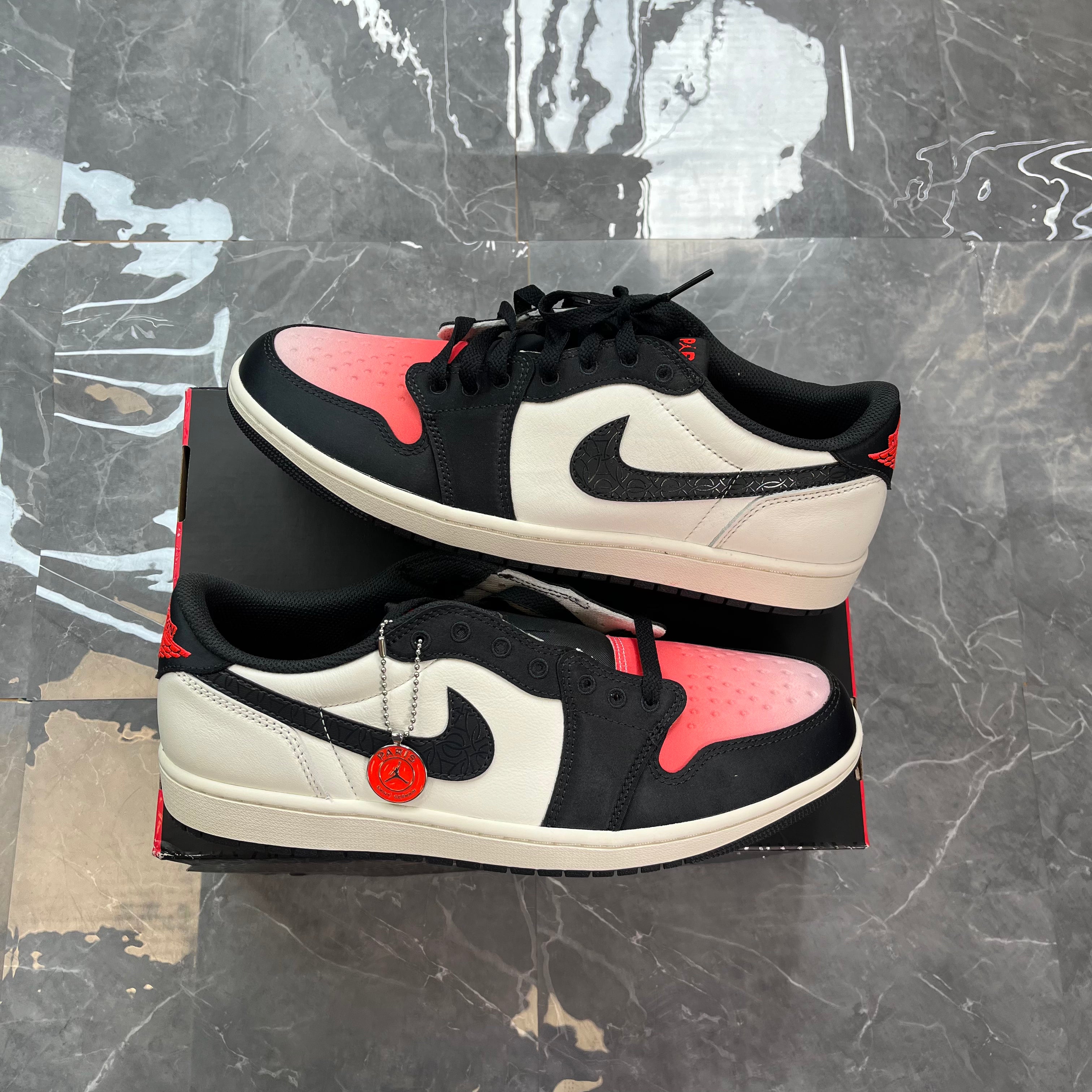 Nike Paris Saint-Germain x Air Jordan 1 Retro Low OG 'Sail Pink Oxford'