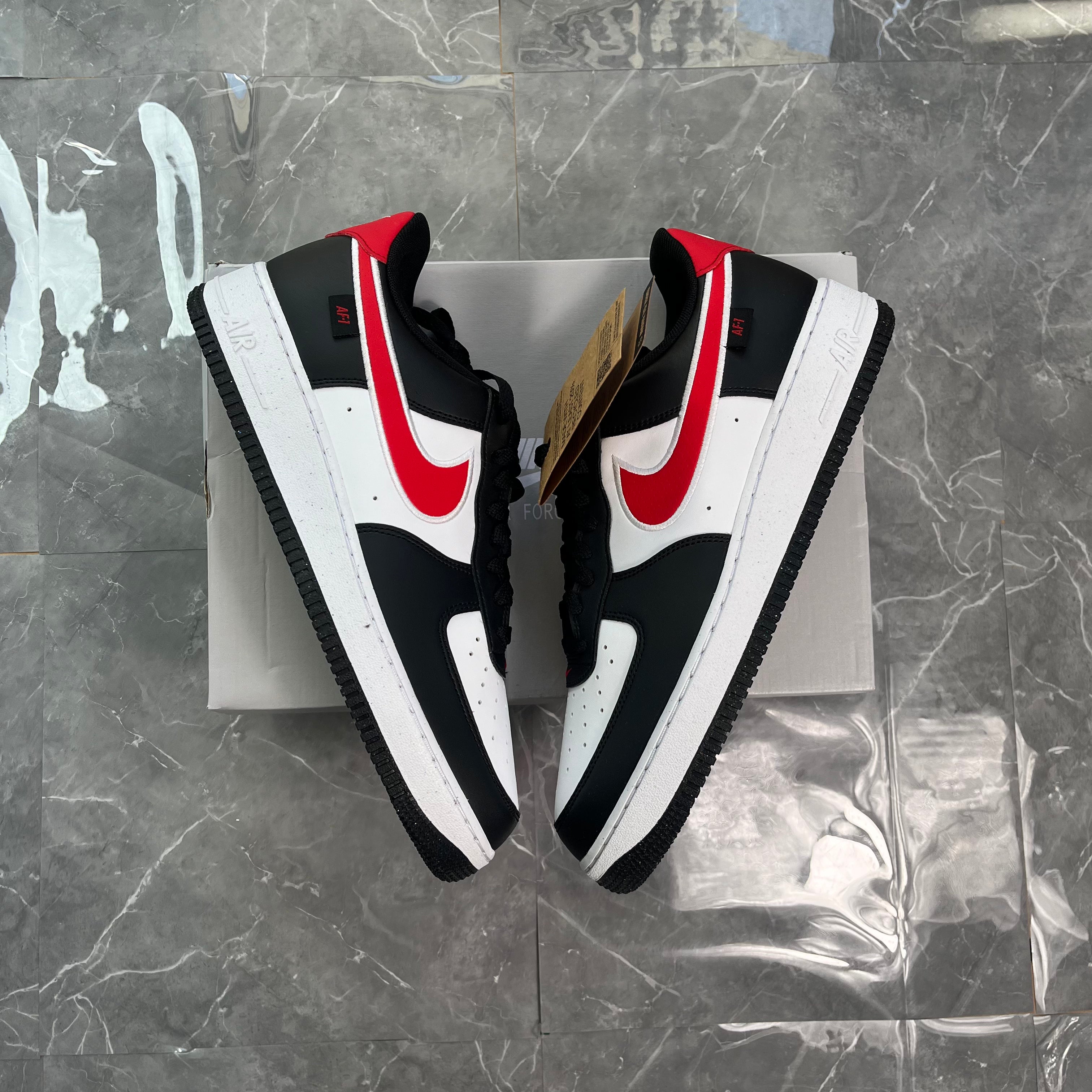 Nike Air Force 1 Low '07 Next Nature 'Black White University Red'