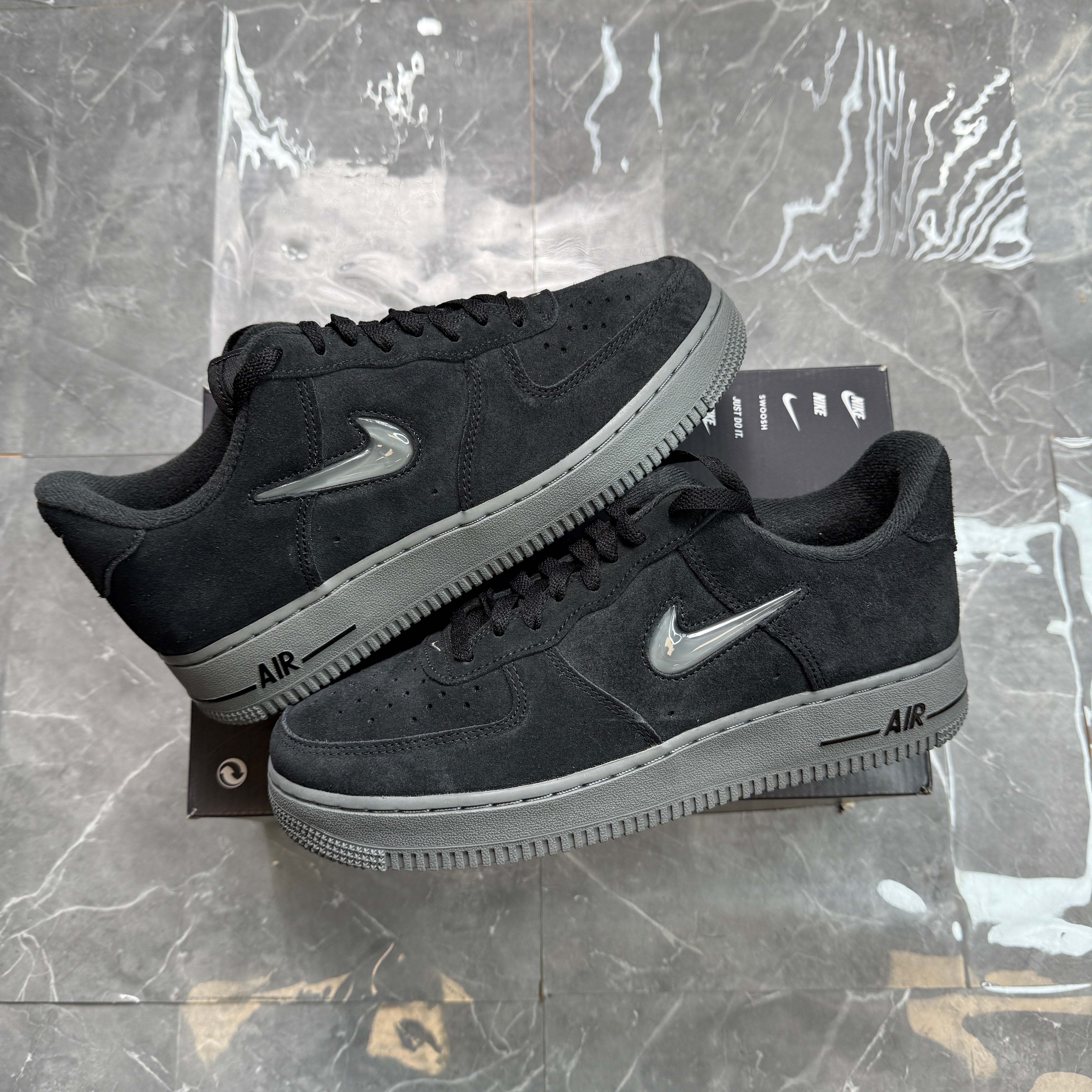 Nike Air Force 1 Jewel Black Cool Grey