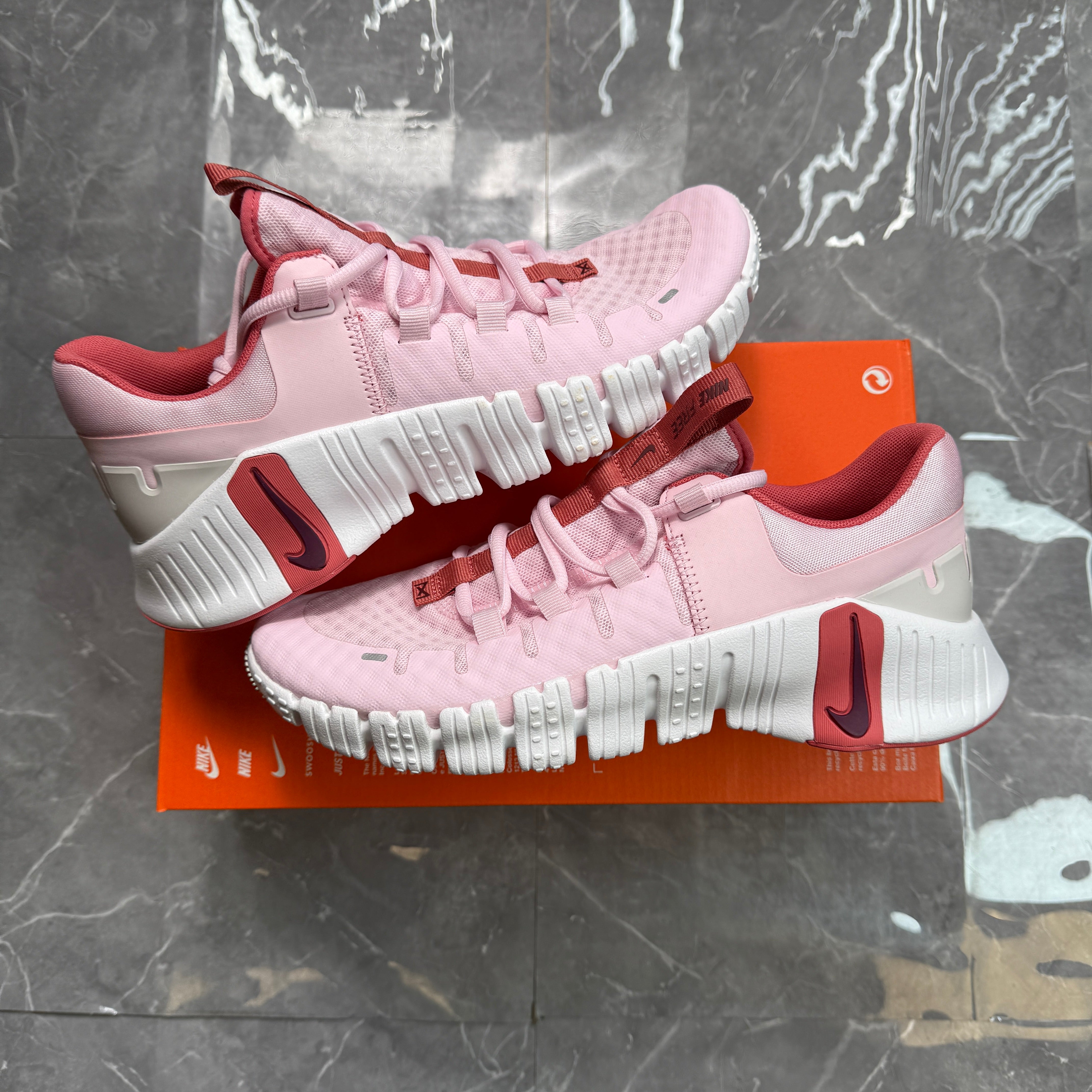 Nike Metcon 5 Pink Foam Dark Team Red-Adobe