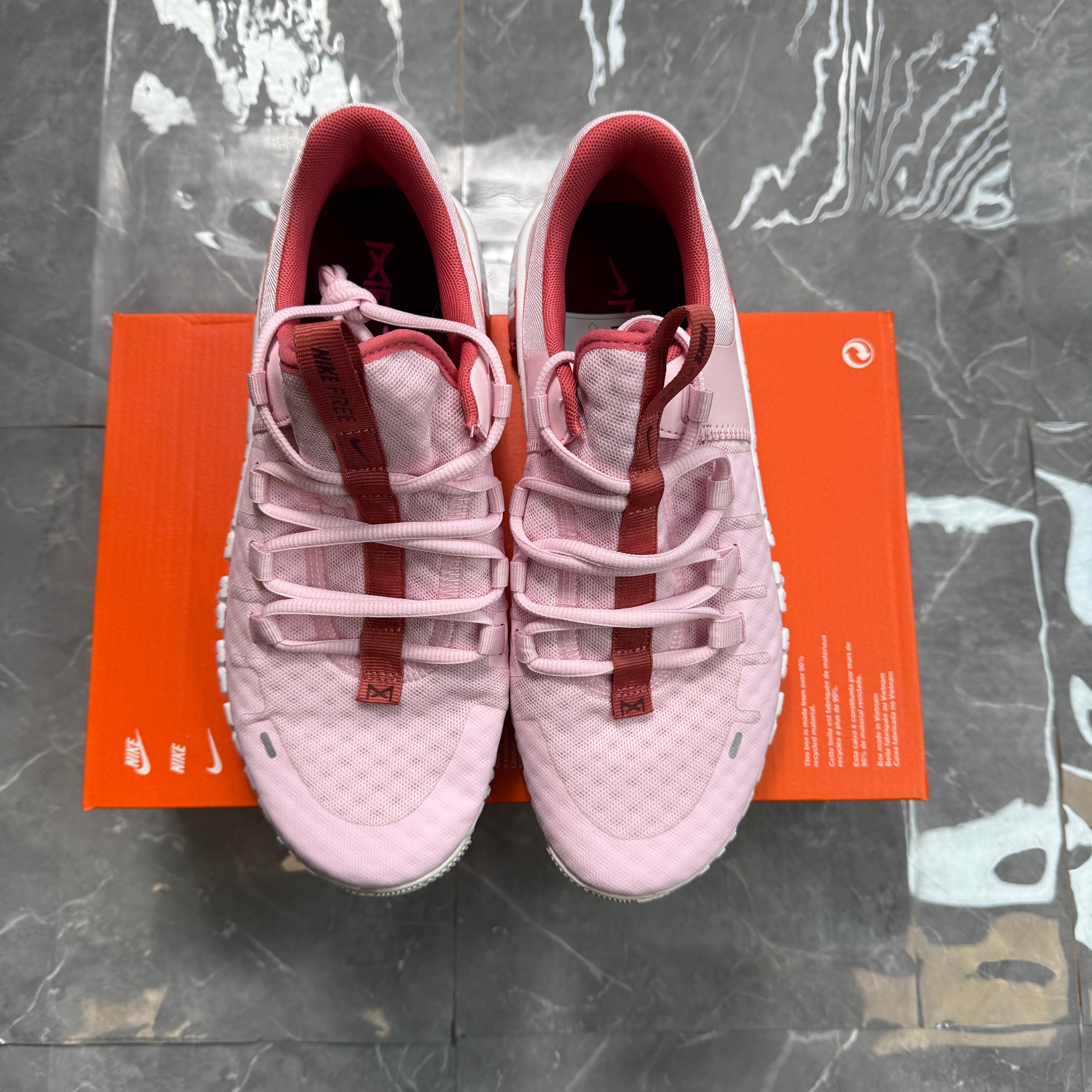 Nike Metcon 5 Pink Foam Dark Team Red-Adobe