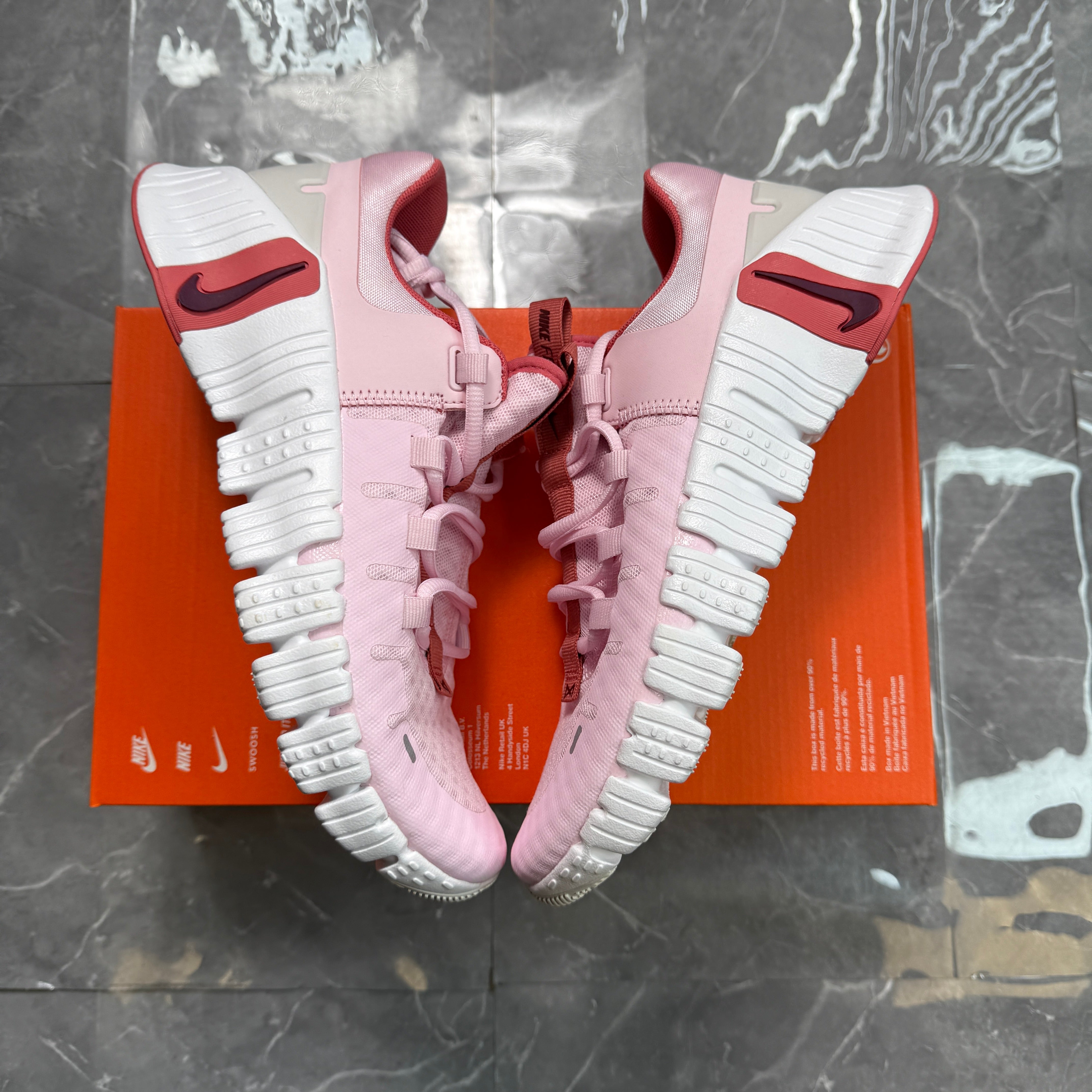 Nike Metcon 5 Pink Foam Dark Team Red-Adobe