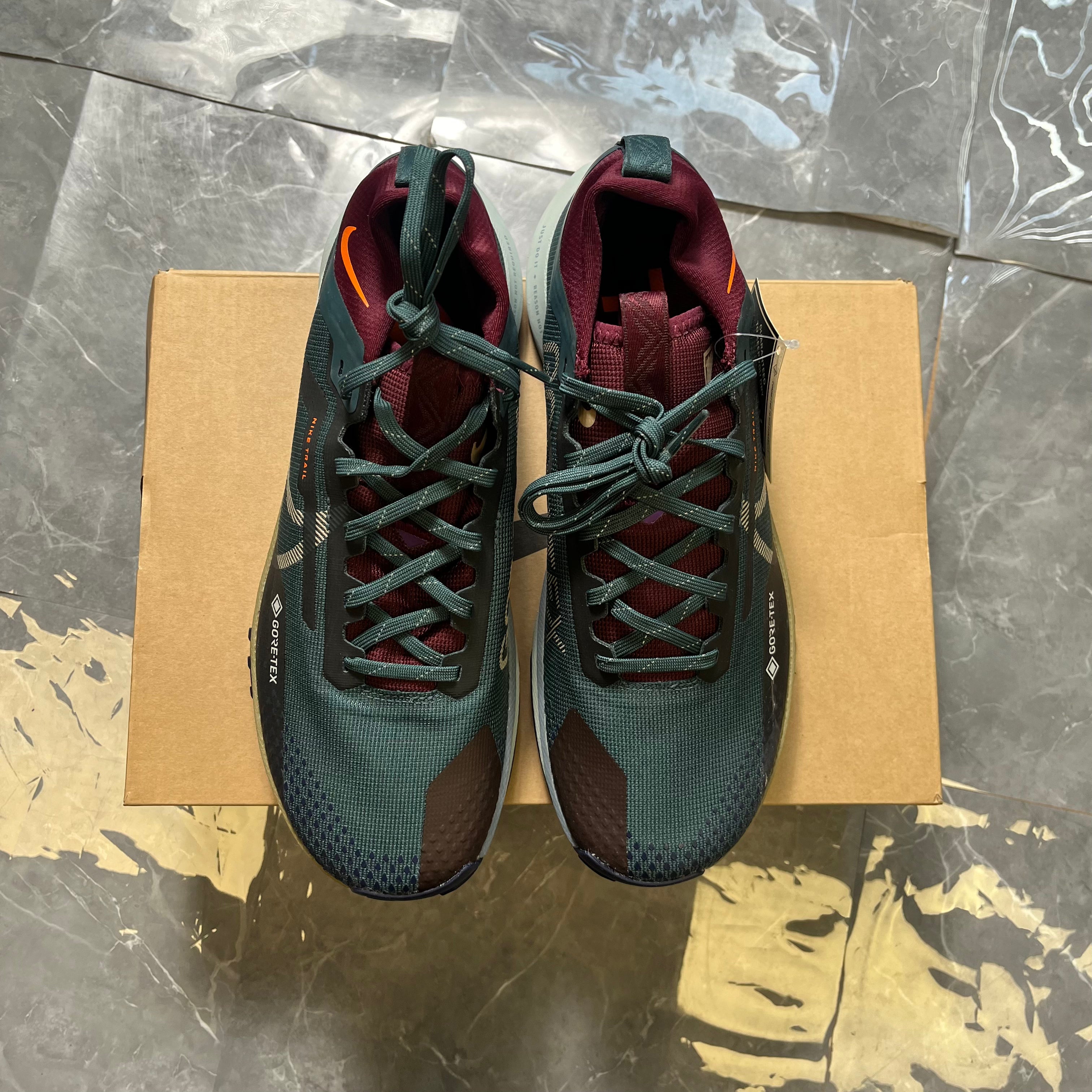 Nike React Pegasus Trial 4 GTX V2 'Deep Jungle Night Maroon'