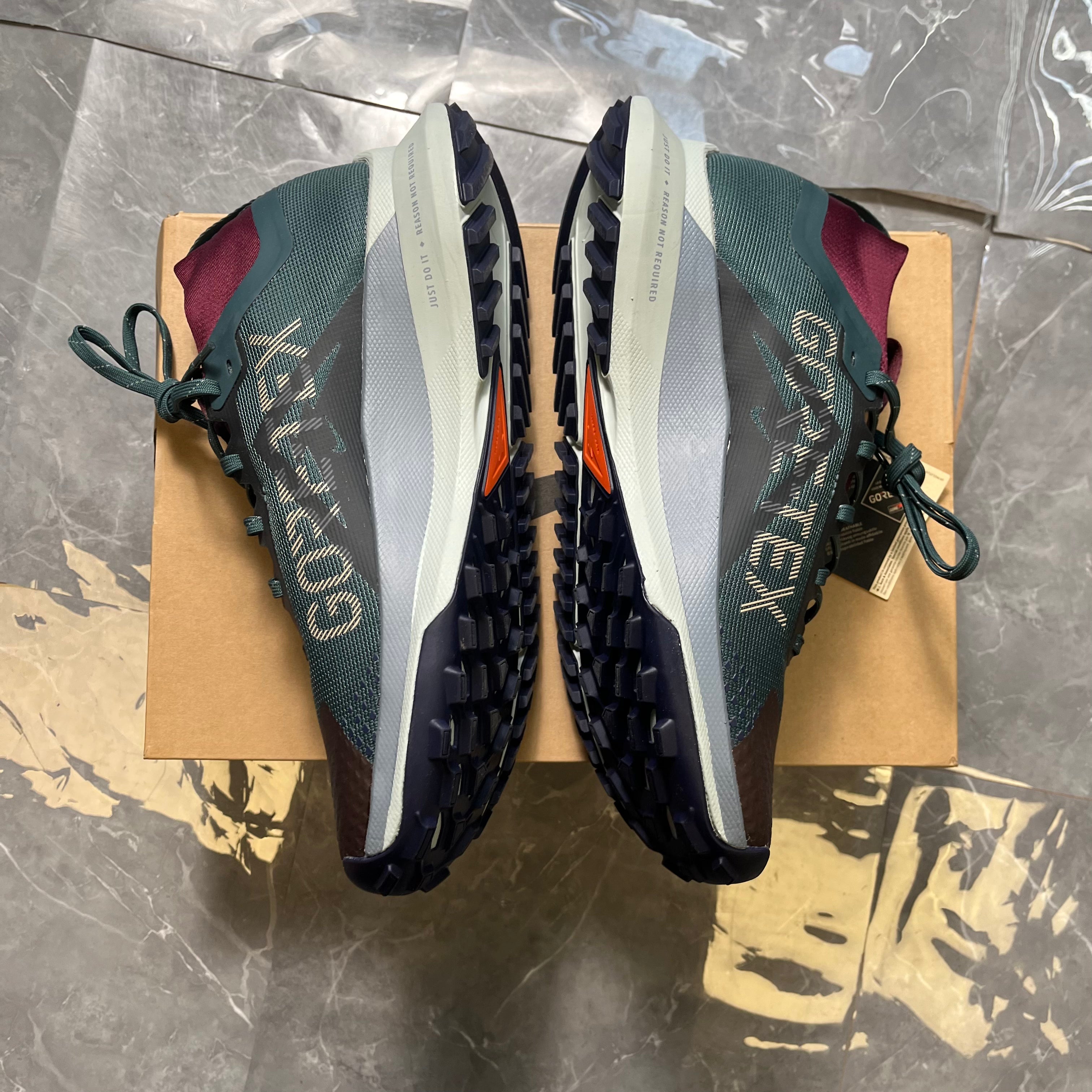 Nike React Pegasus Trial 4 GTX V2 'Deep Jungle Night Maroon'