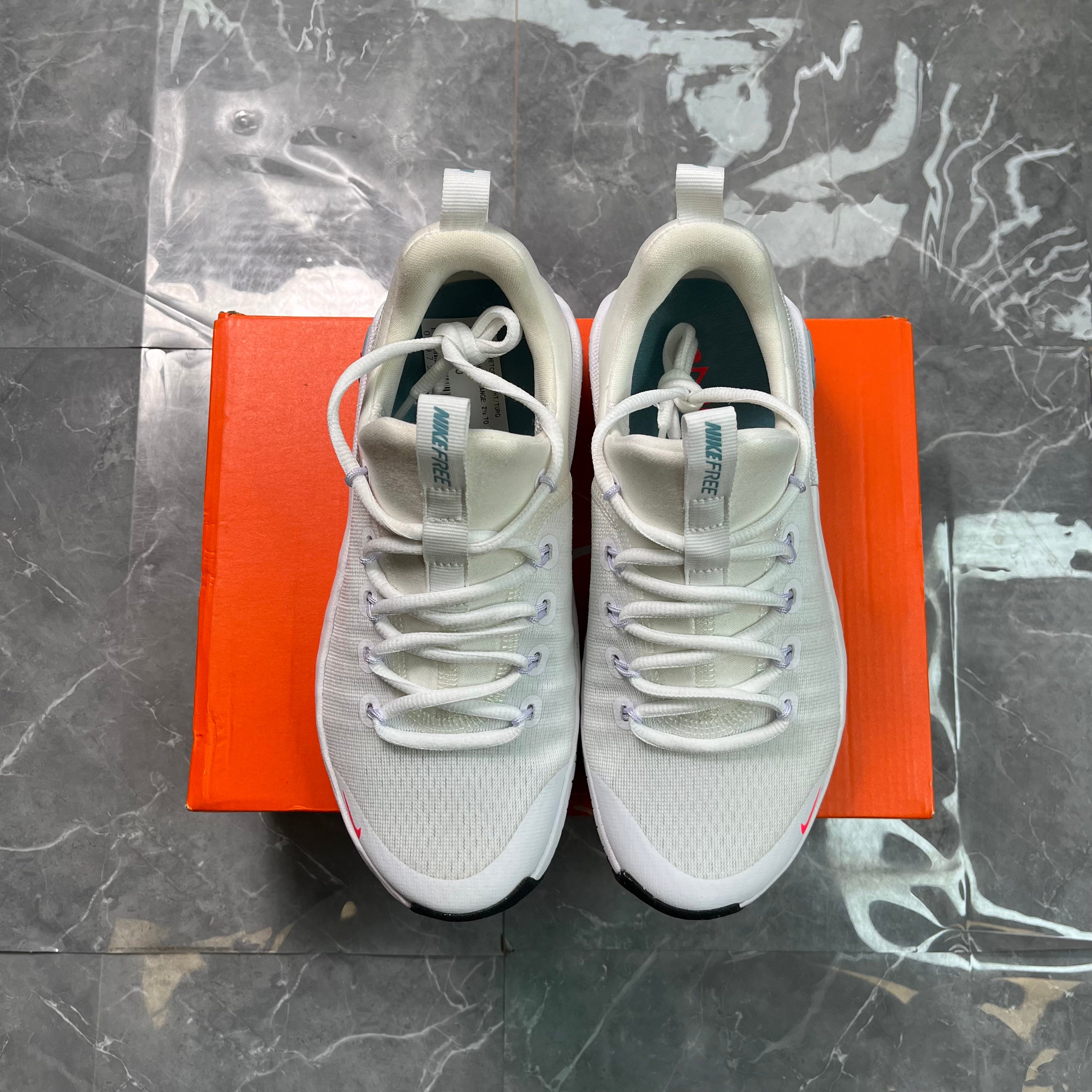 Nike Free Metcon 6 White Hot-Punch-Denim Turq