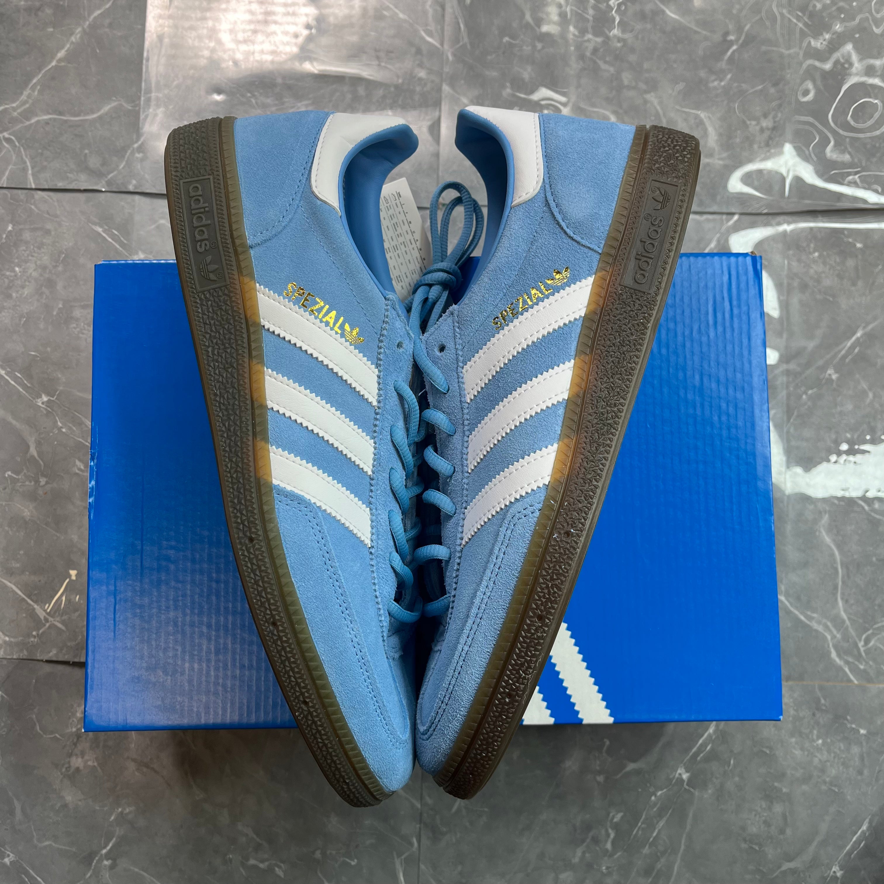 Adidas Handball Spezial Light Blue Flat White Gum
