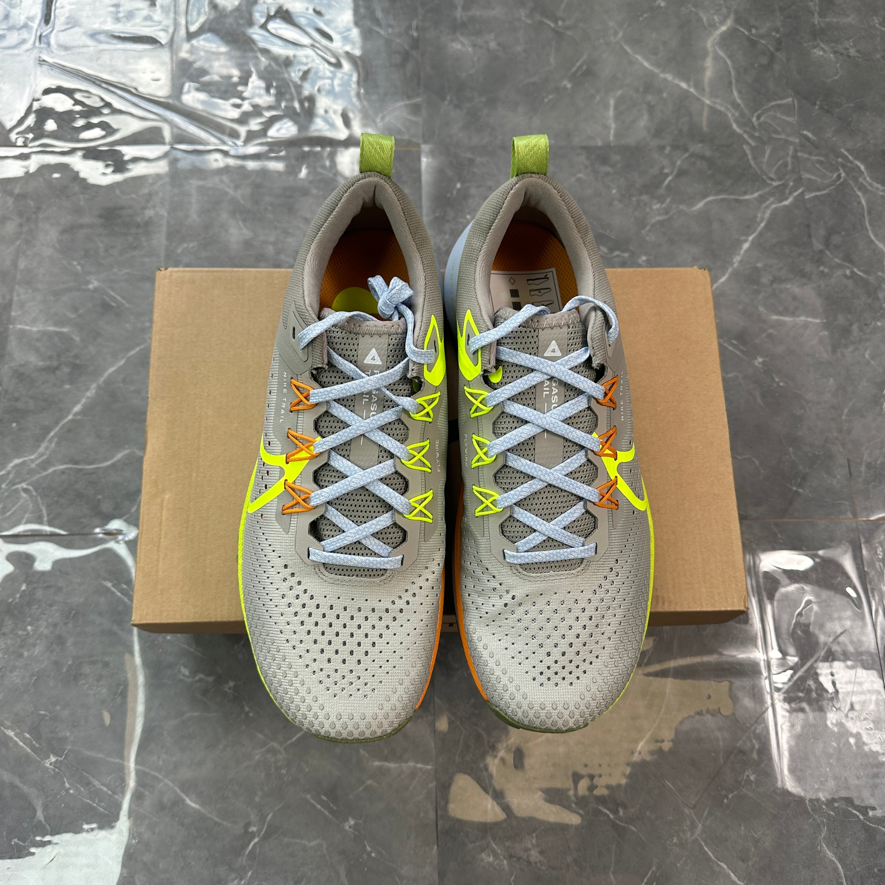 Nike React Pegasus Trail 4 'Light Iron Ore Volt'