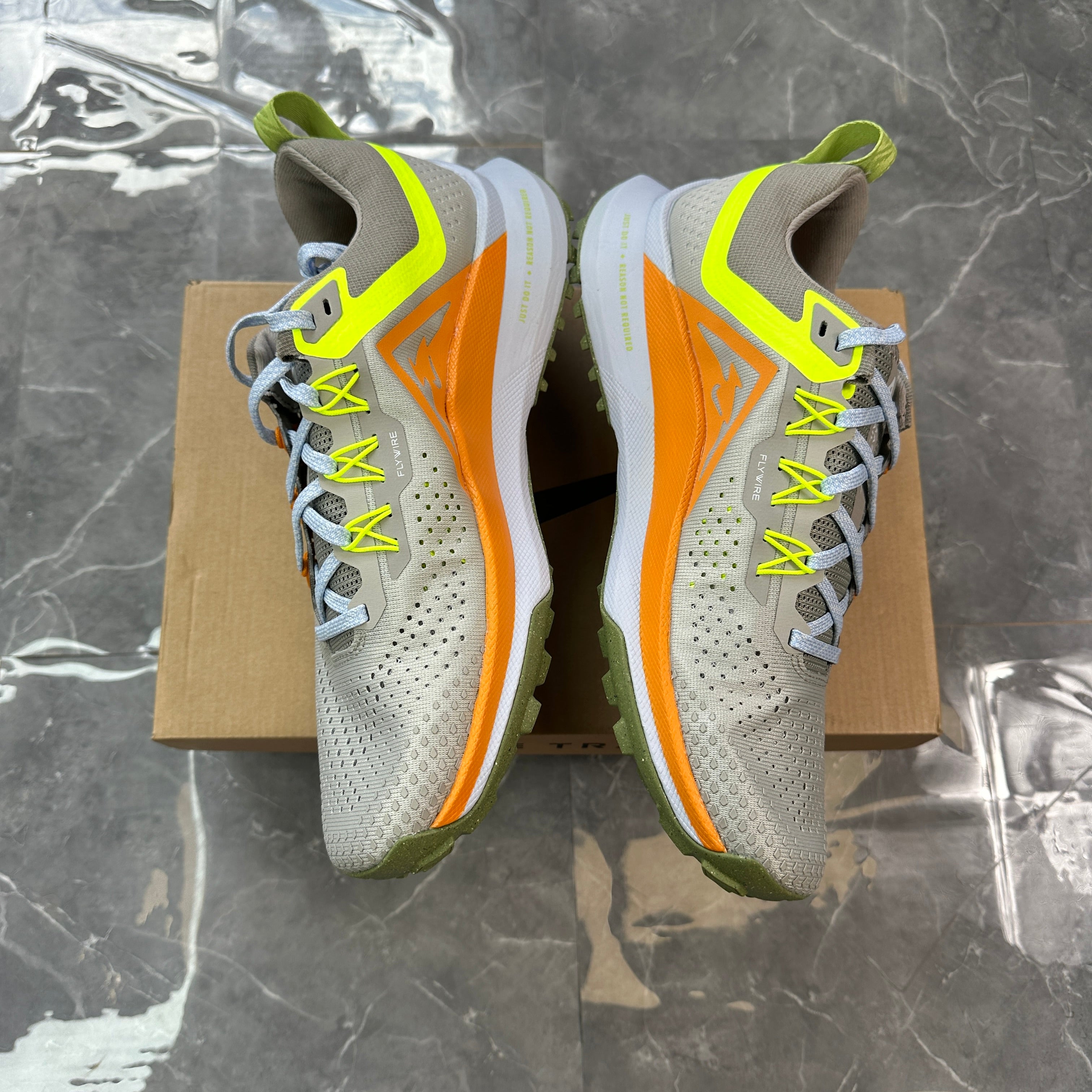 Nike React Pegasus Trail 4 'Light Iron Ore Volt'