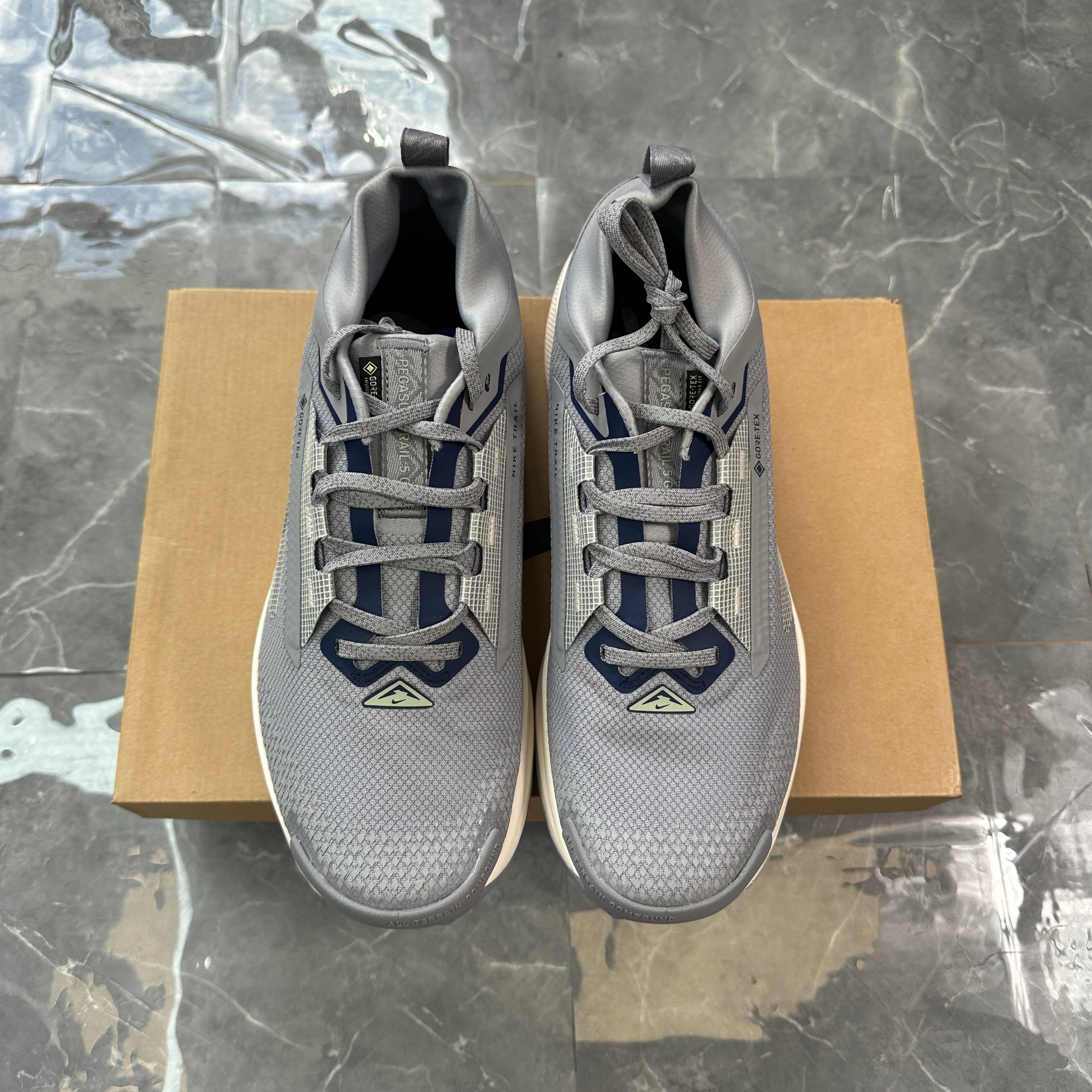 Nike Pegasus Trail 5 GORE-TEX 'Cement Grey Midnight Navy'