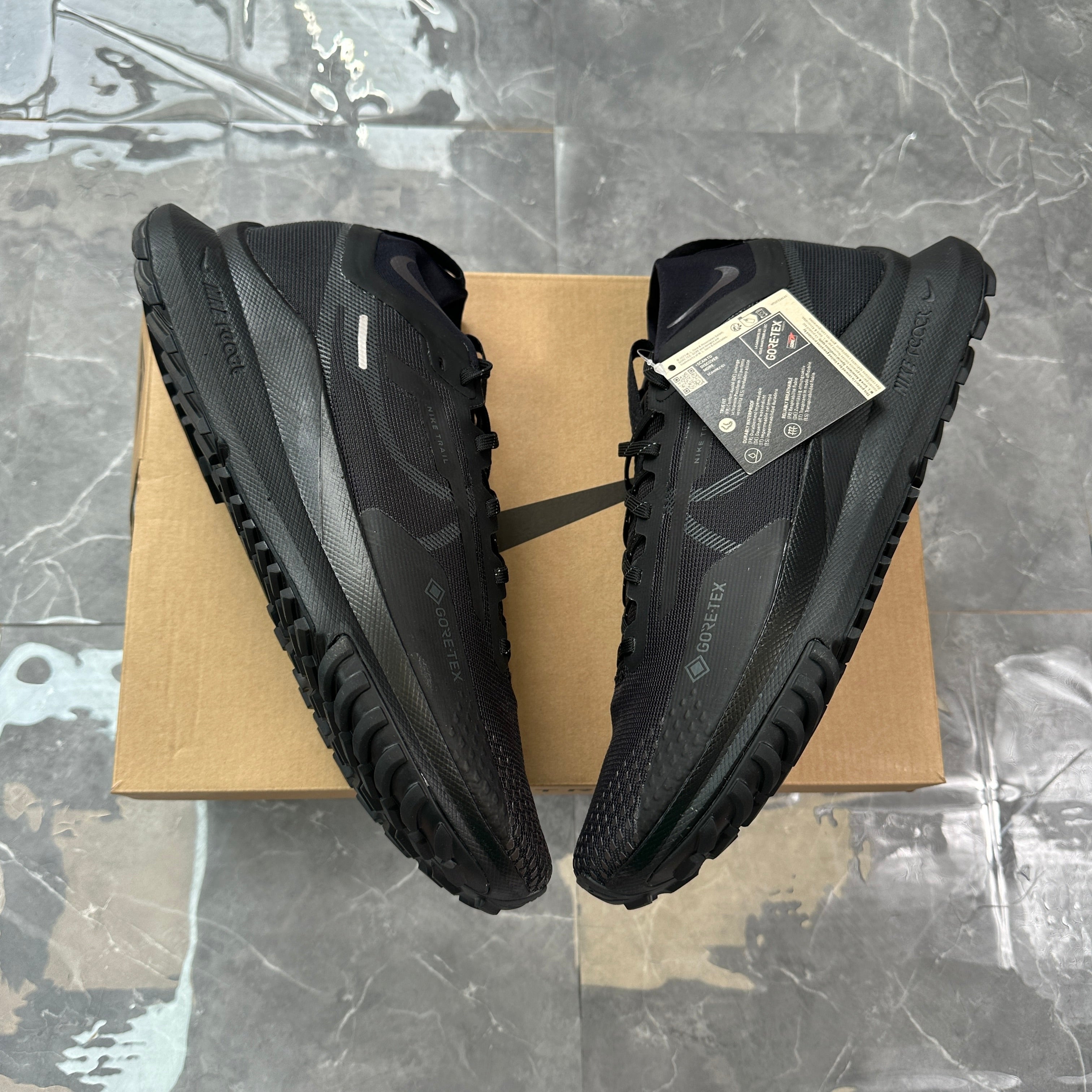 Nike React Pegasus Trail 4 GORE-TEX 'Black Anthracite'
