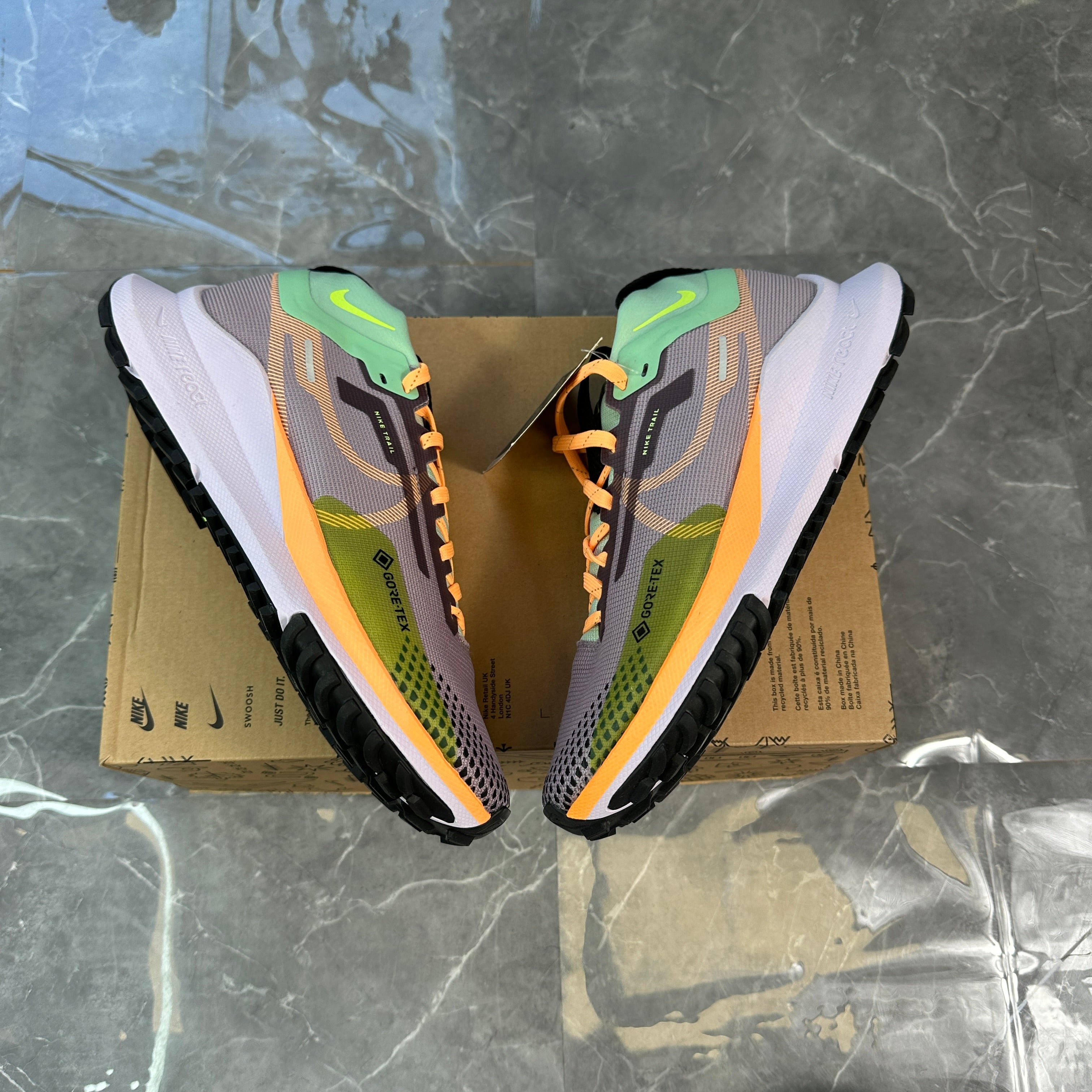 Nike Wmns React Pegasus Trail 4 GORE-TEX V2 'Purple Smoke Peach Cream'