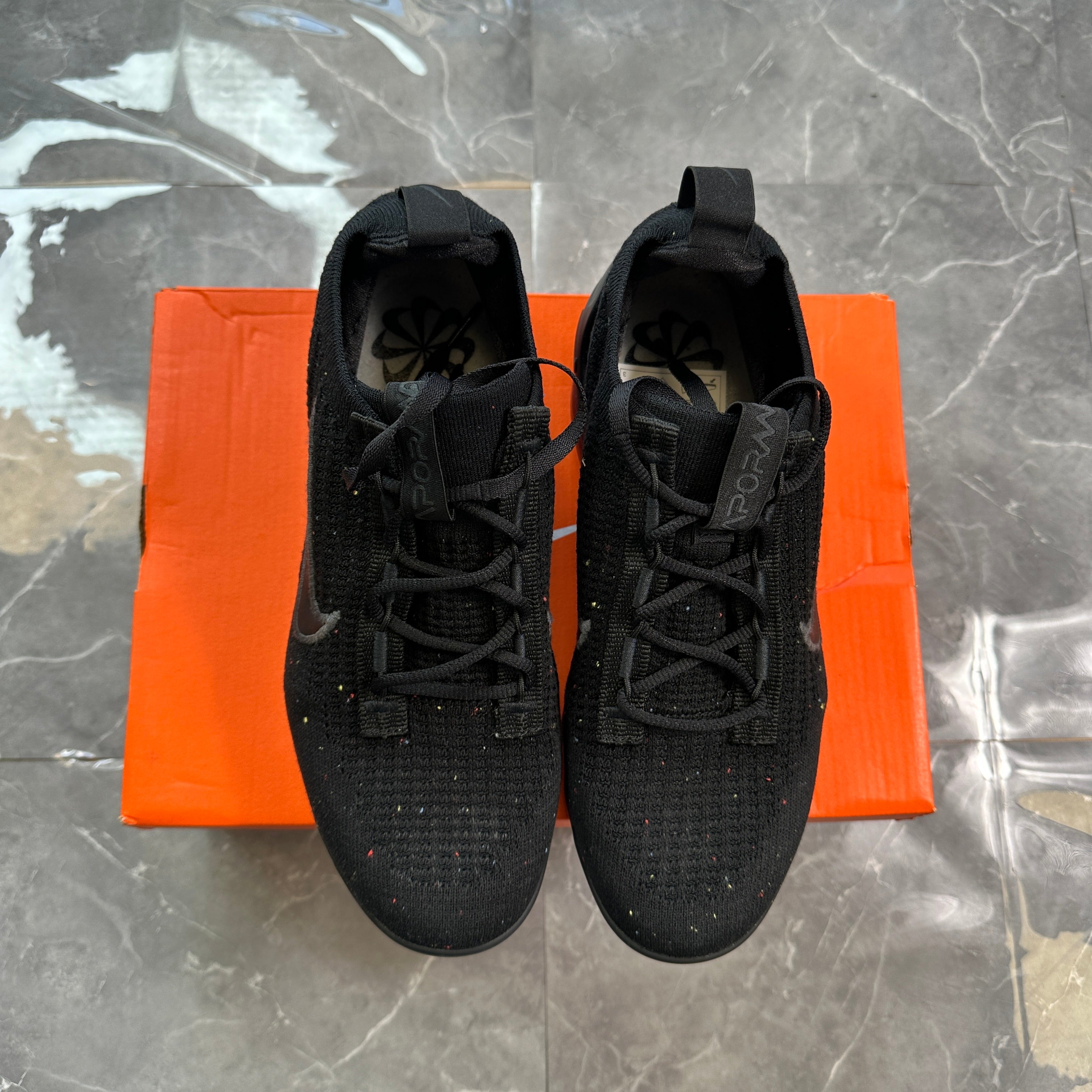 Nike Air VaporMax 2021 Flyknit GS 'Triple Black'