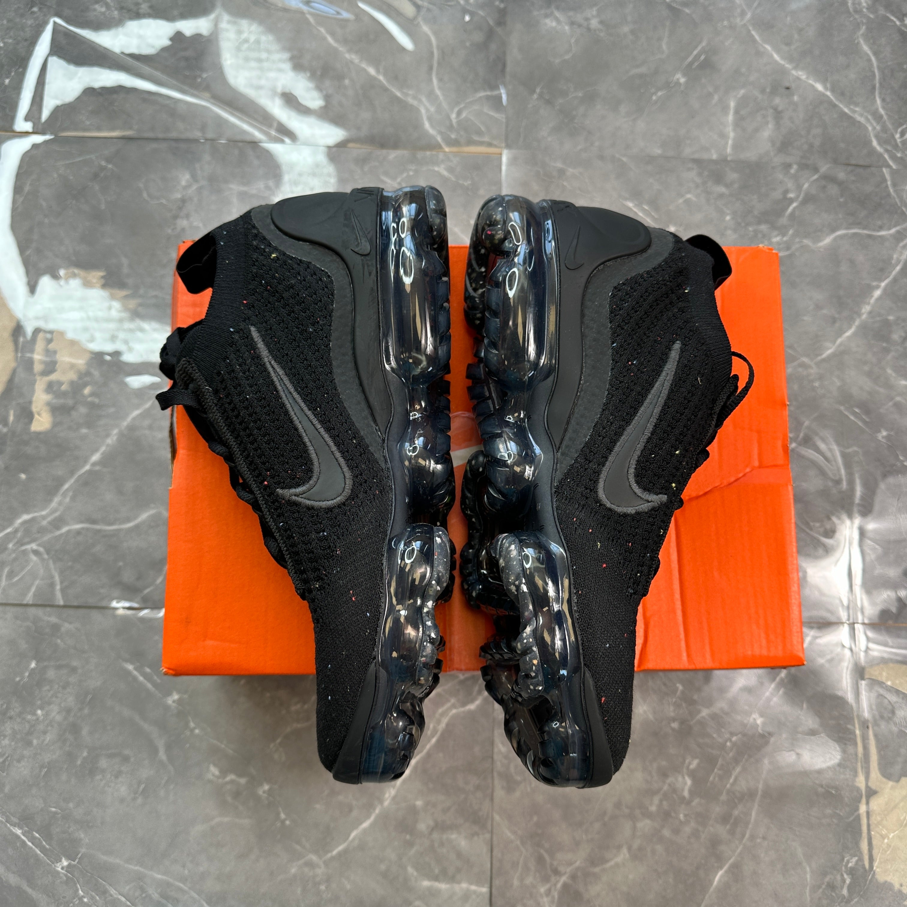 Nike Air VaporMax 2021 Flyknit GS 'Triple Black'