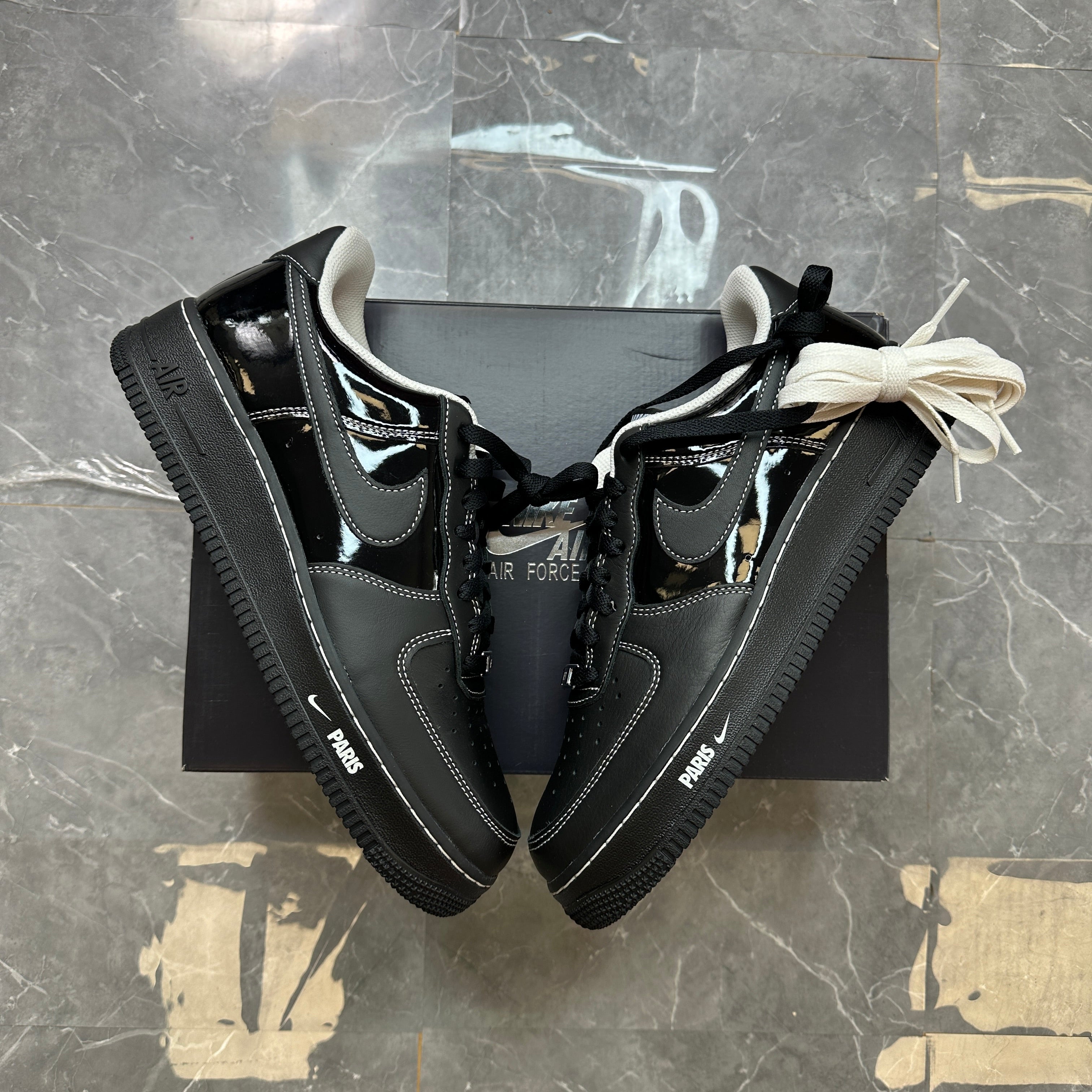 Nike Air Force 1 '07 Black Phantom Game Royal