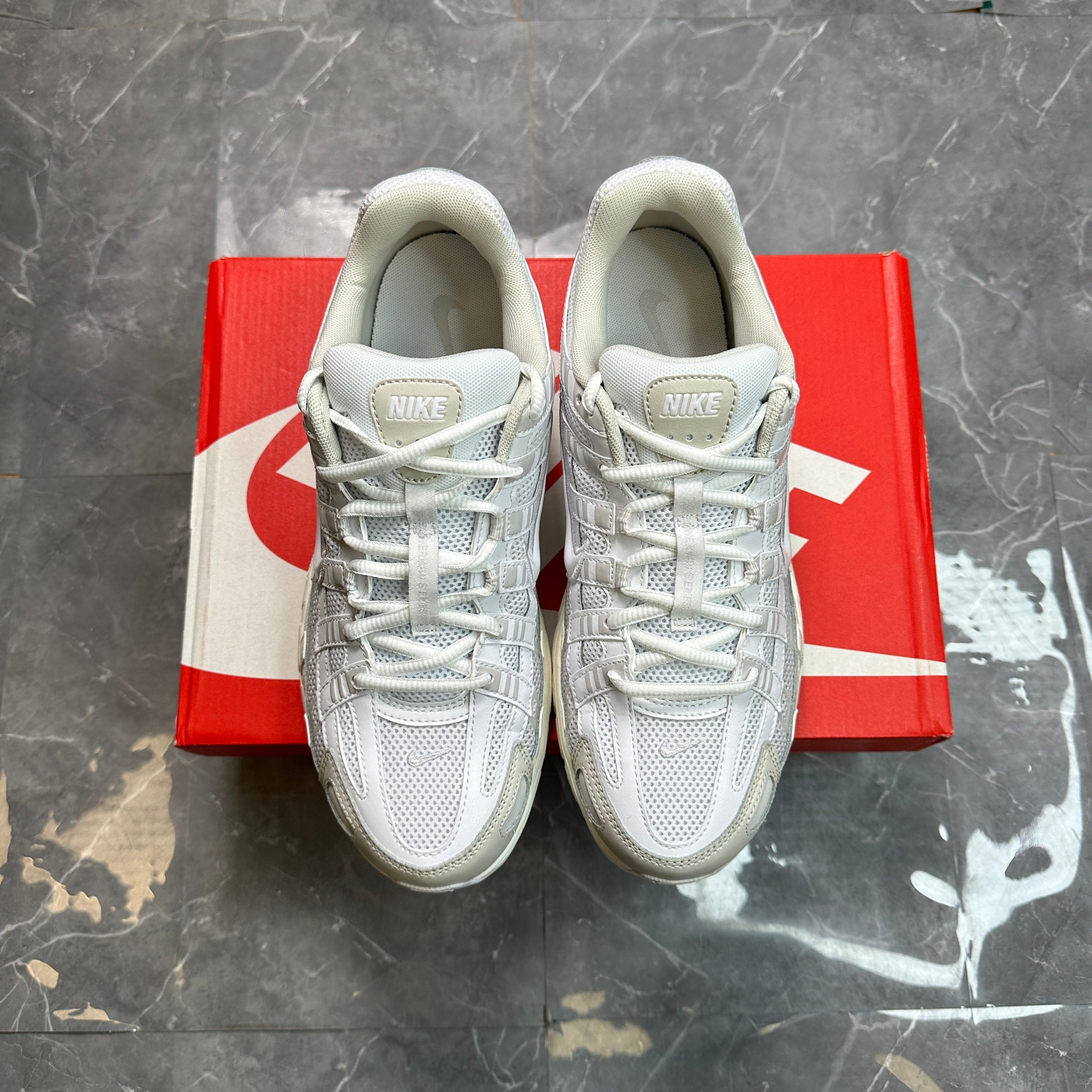 Nike P-6000 White Sail Vast Grey